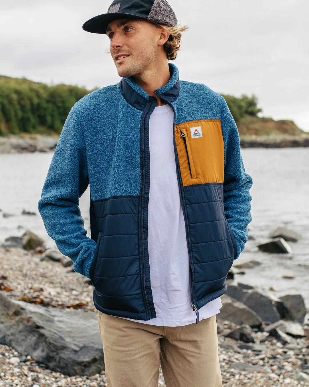 Born Explorer Polar-Lined Sherpa Fleece - Blue Steel - Image 3