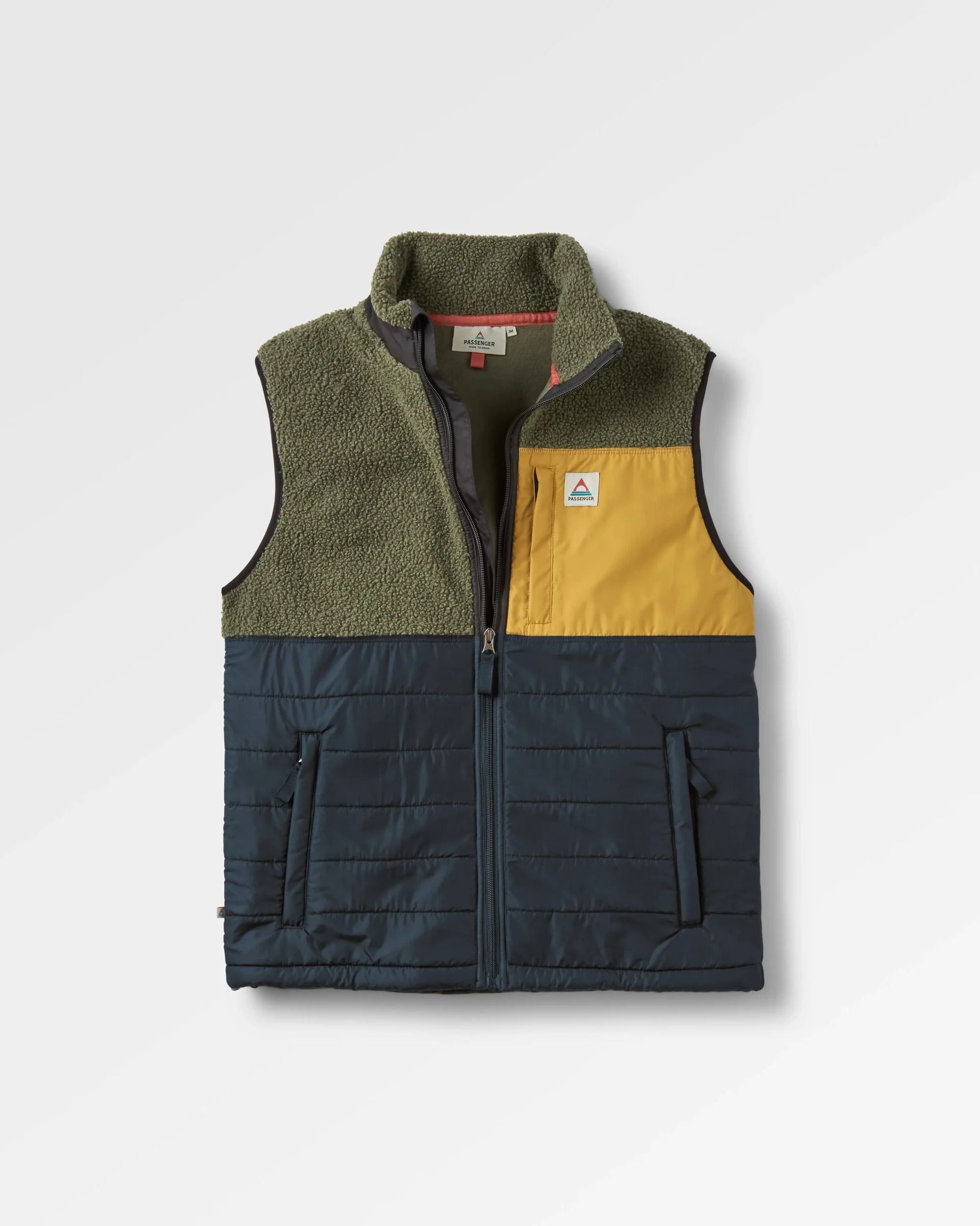 Born Explorer Polar-Lined Sherpa Vest - Khaki