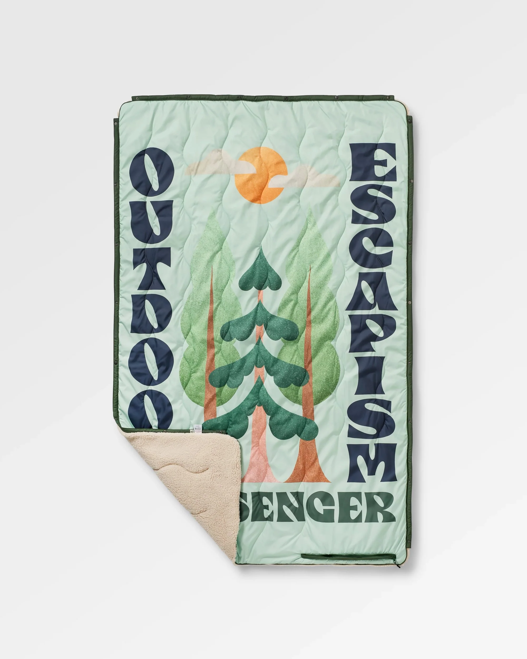 Cabin Sherpa Blanket - Spearmint - Image 2