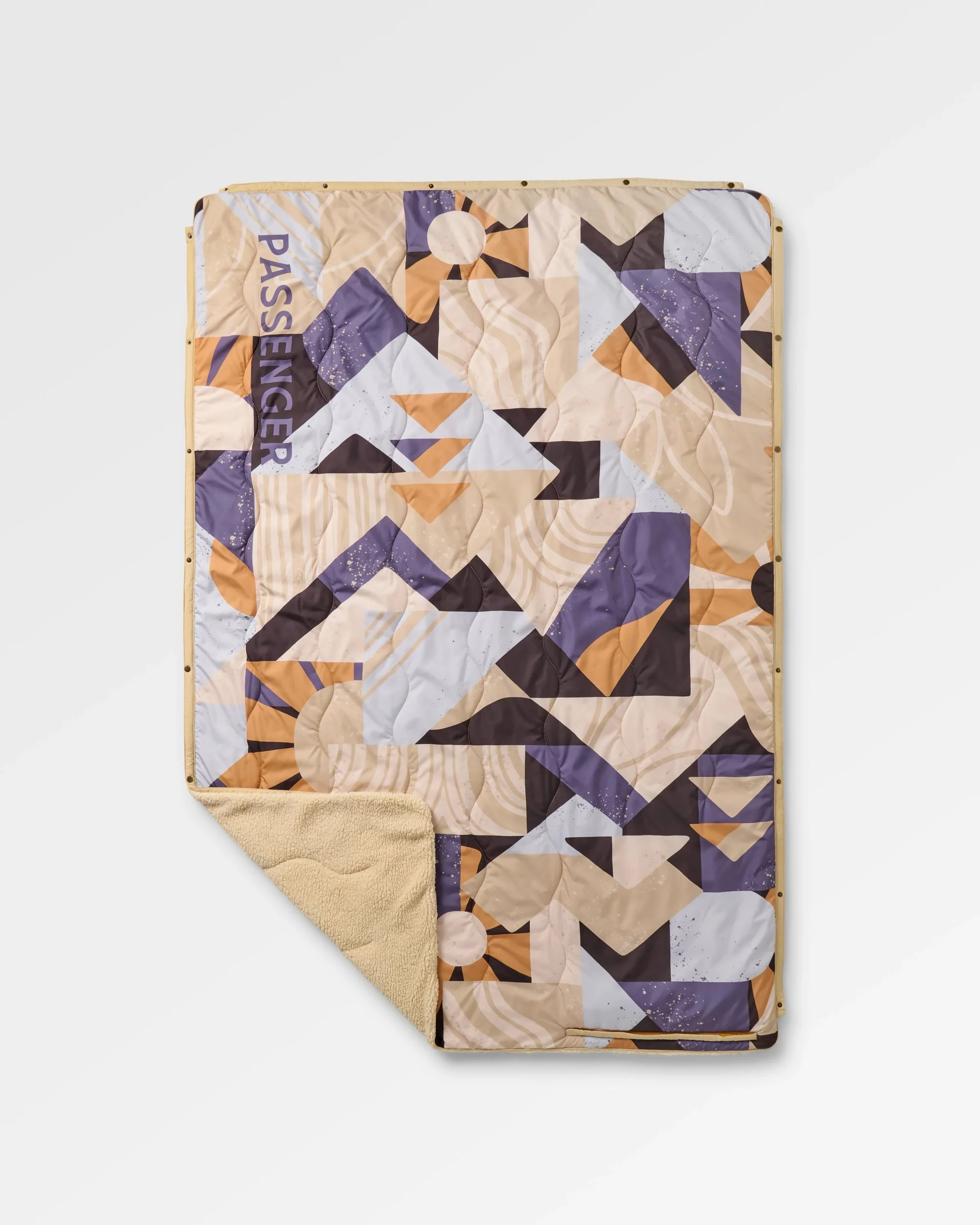 Cabin Sherpa Blanket - Sun Patch Desert