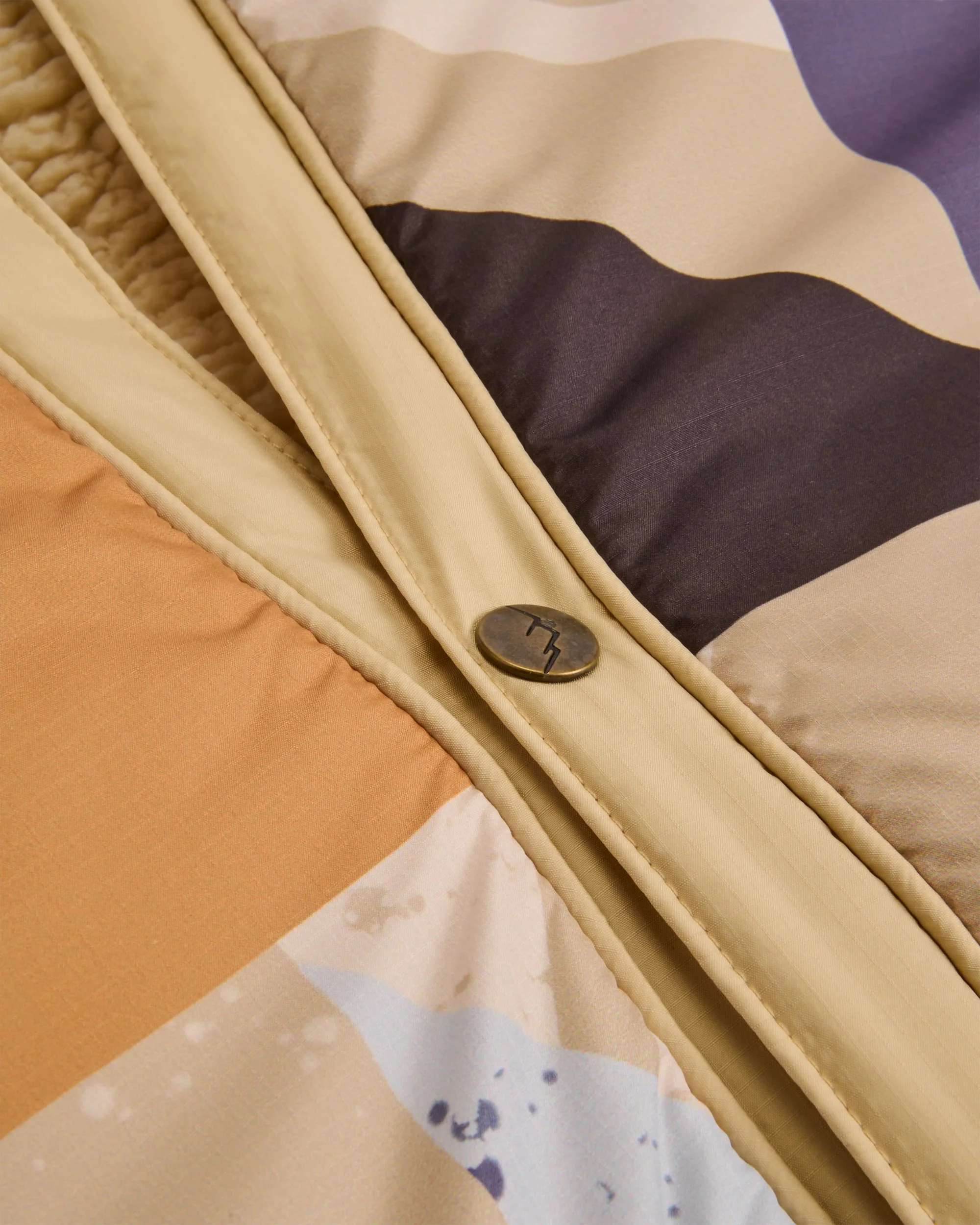 Cabin Sherpa Blanket - Sun Patch Desert - Image 7