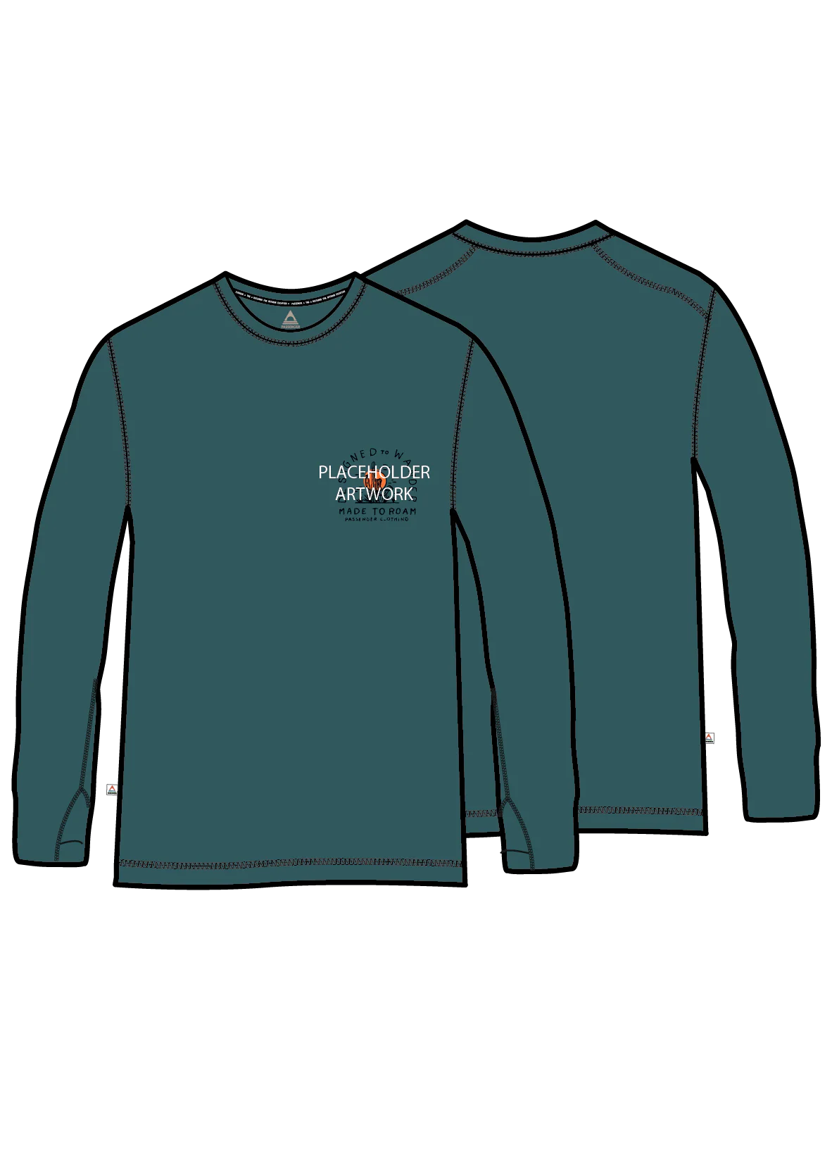 Camp Lost Lightweight Merino Blend LS T-Shirt - Mediterranean - Image 6