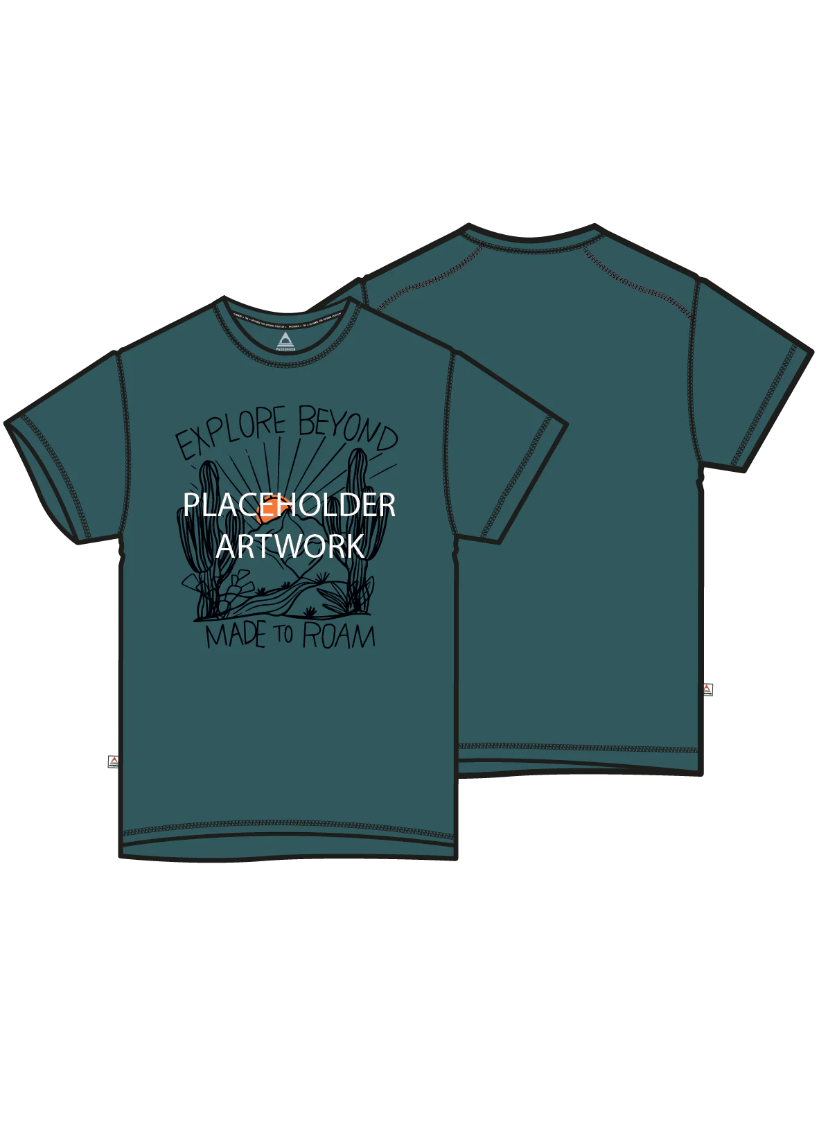 Camp Lost Lightweight Merino Blend T-Shirt - Mediterranean - Image 7