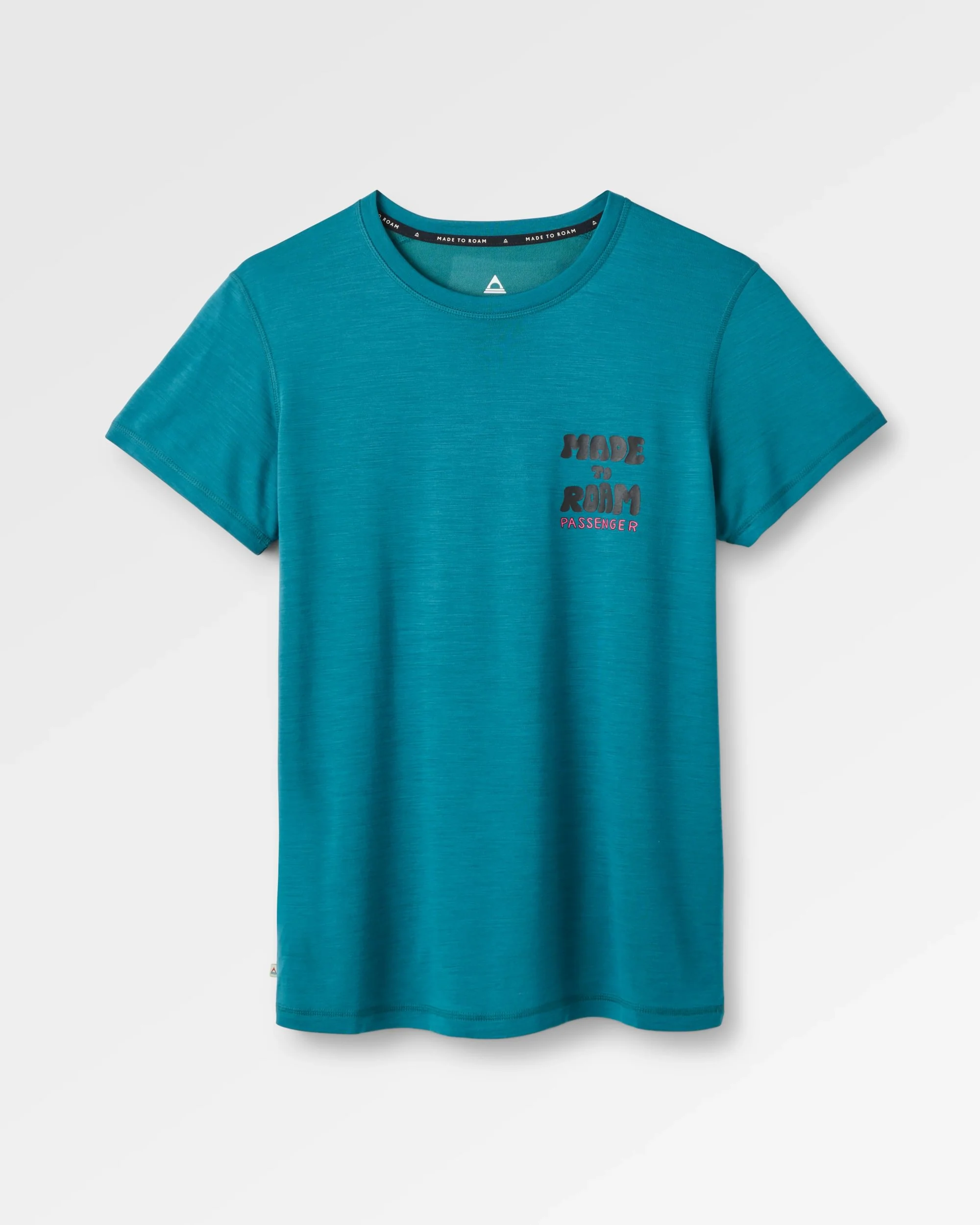 Camp Wild Lightweight Merino Blend T-Shirt - Mediterranean