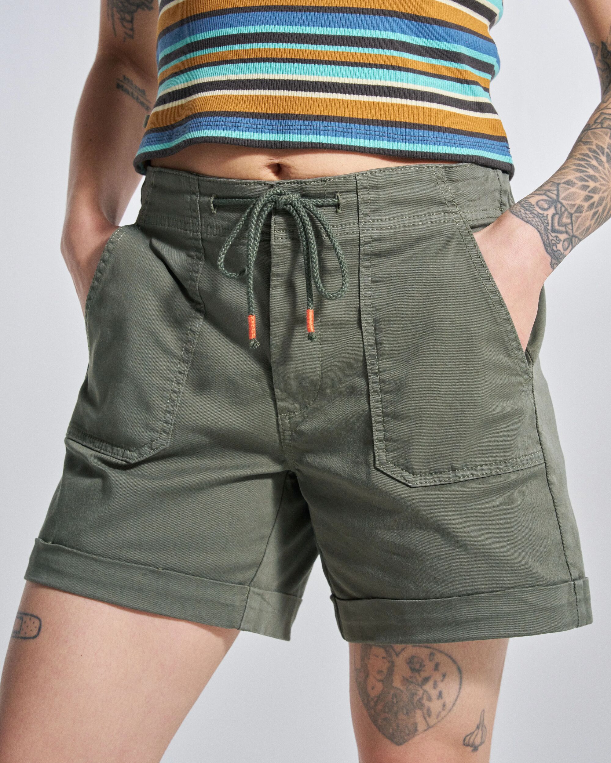 Carriso Short - Dusty Olive