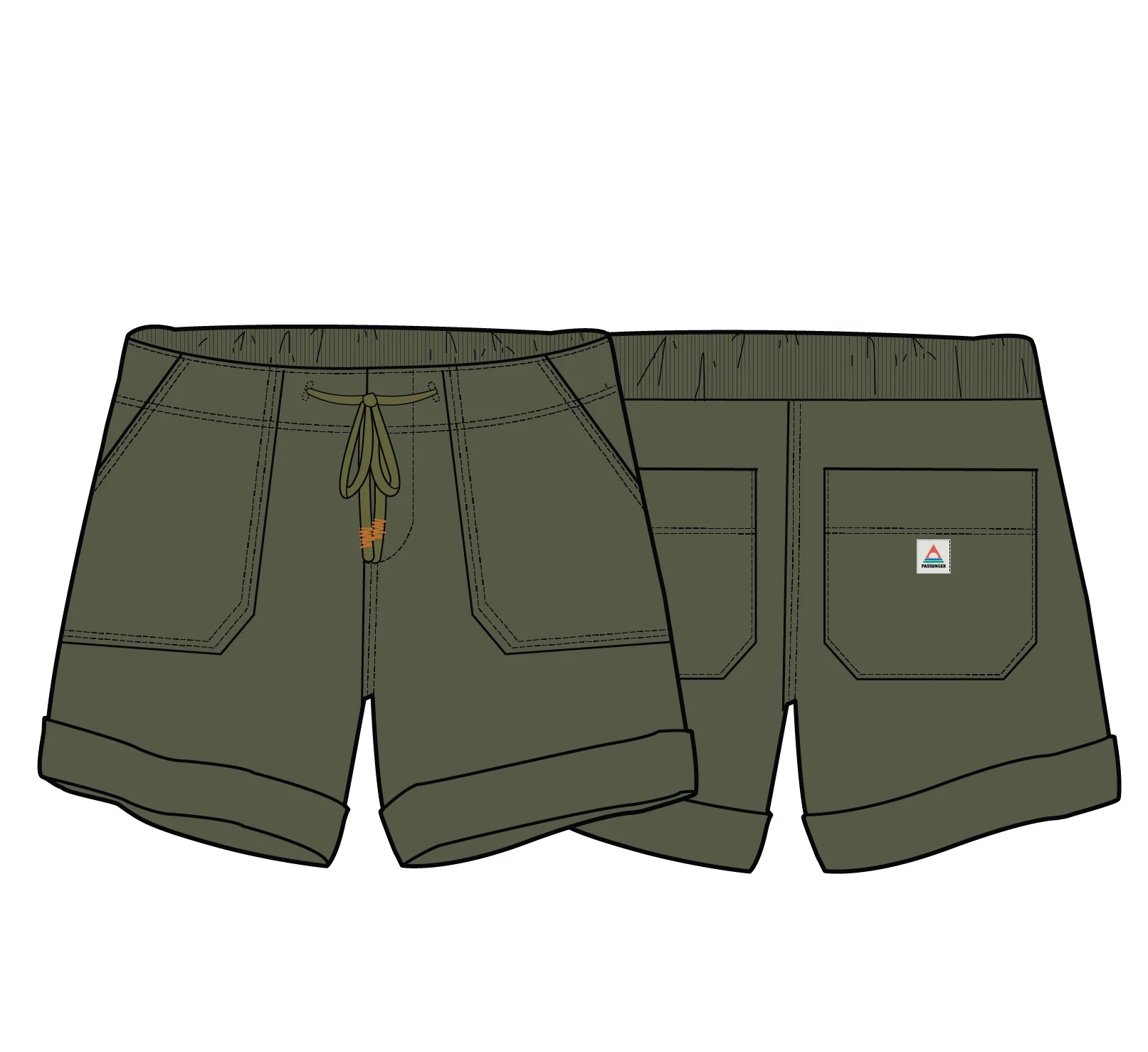 Carriso Short - Dusty Olive - Image 10