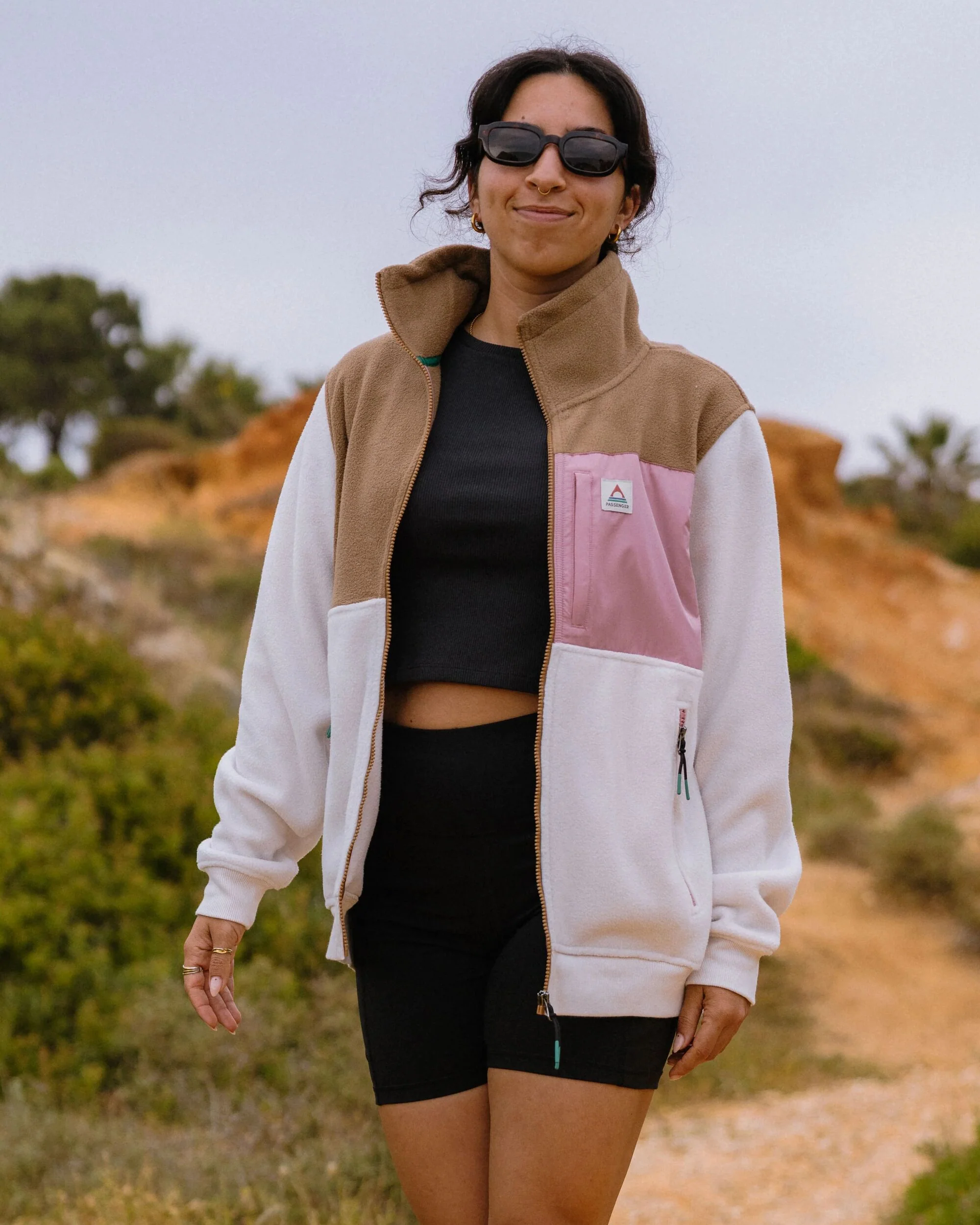 Caspian Polar Fleece - White Sand