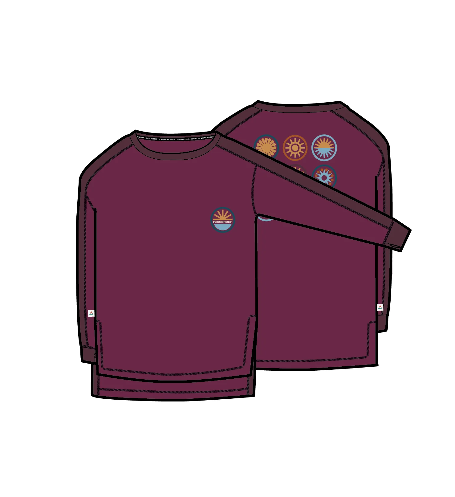 Chase The Light Drirelease® Active LS T-Shirt - Wild Berry - Image 9