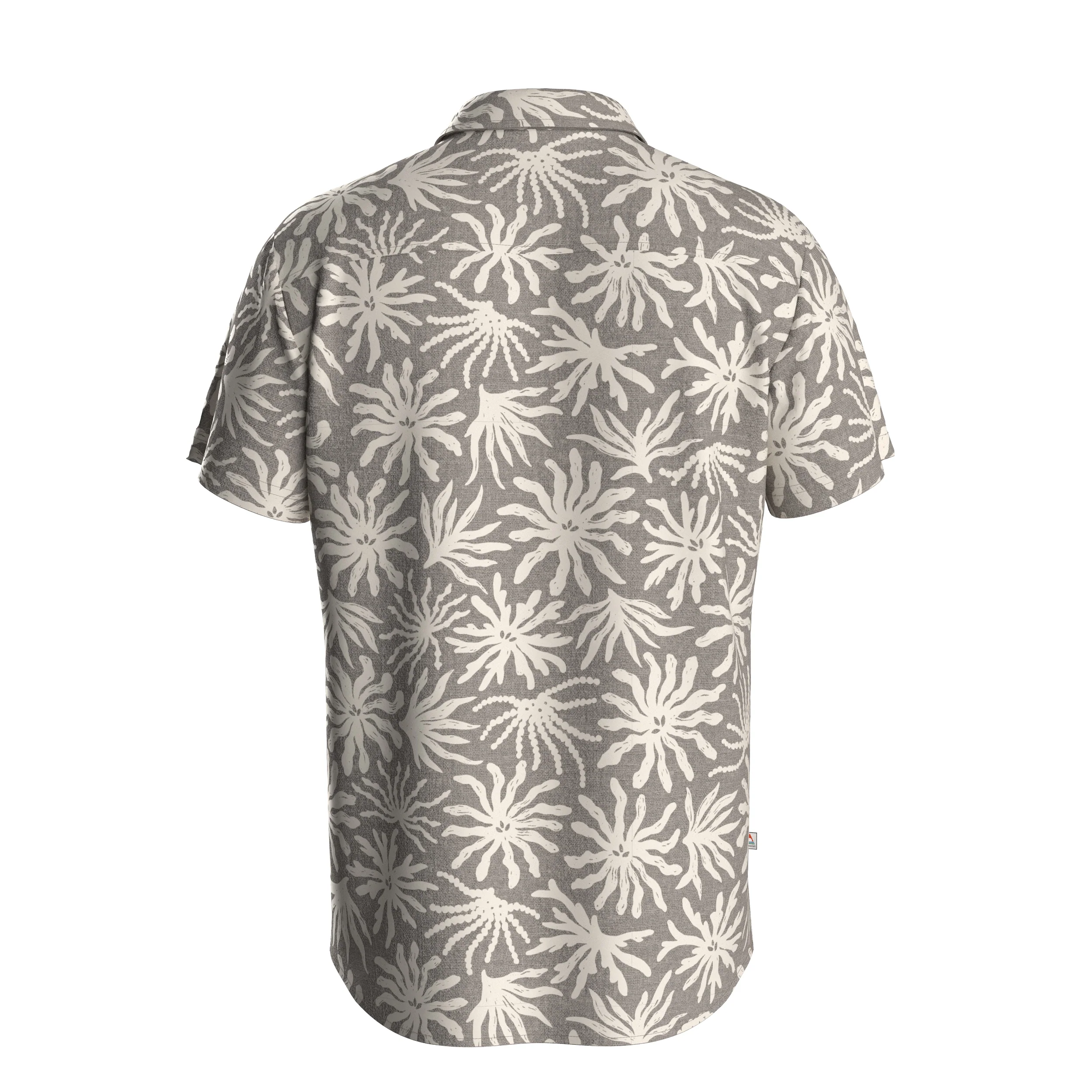 Chill Short Sleeve Shirt - Seaweed Pebble Grey - Image 10