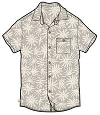 Chill Short Sleeve Shirt - Seaweed Pebble Grey - Image 9