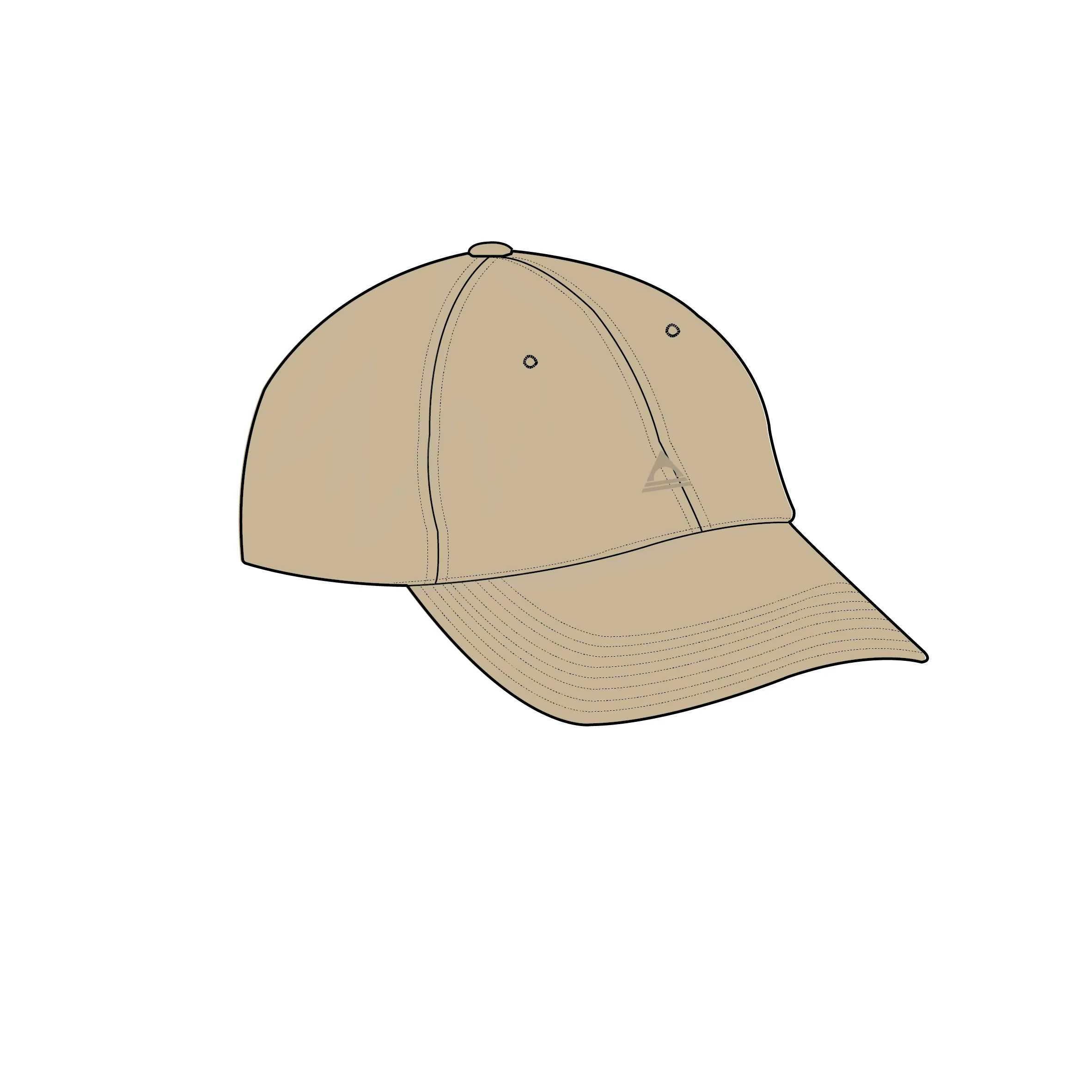 Classic Lite 6 Panel Cap - Desert - Image 6