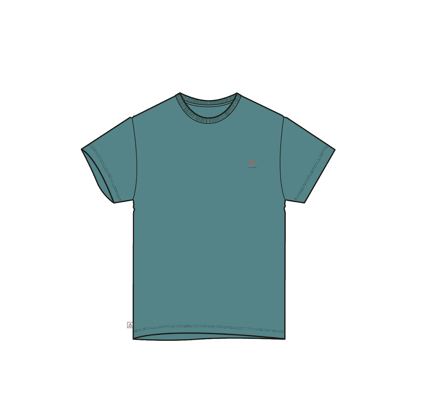 Classic Logo T-Shirt - Ocean Teal - Image 6