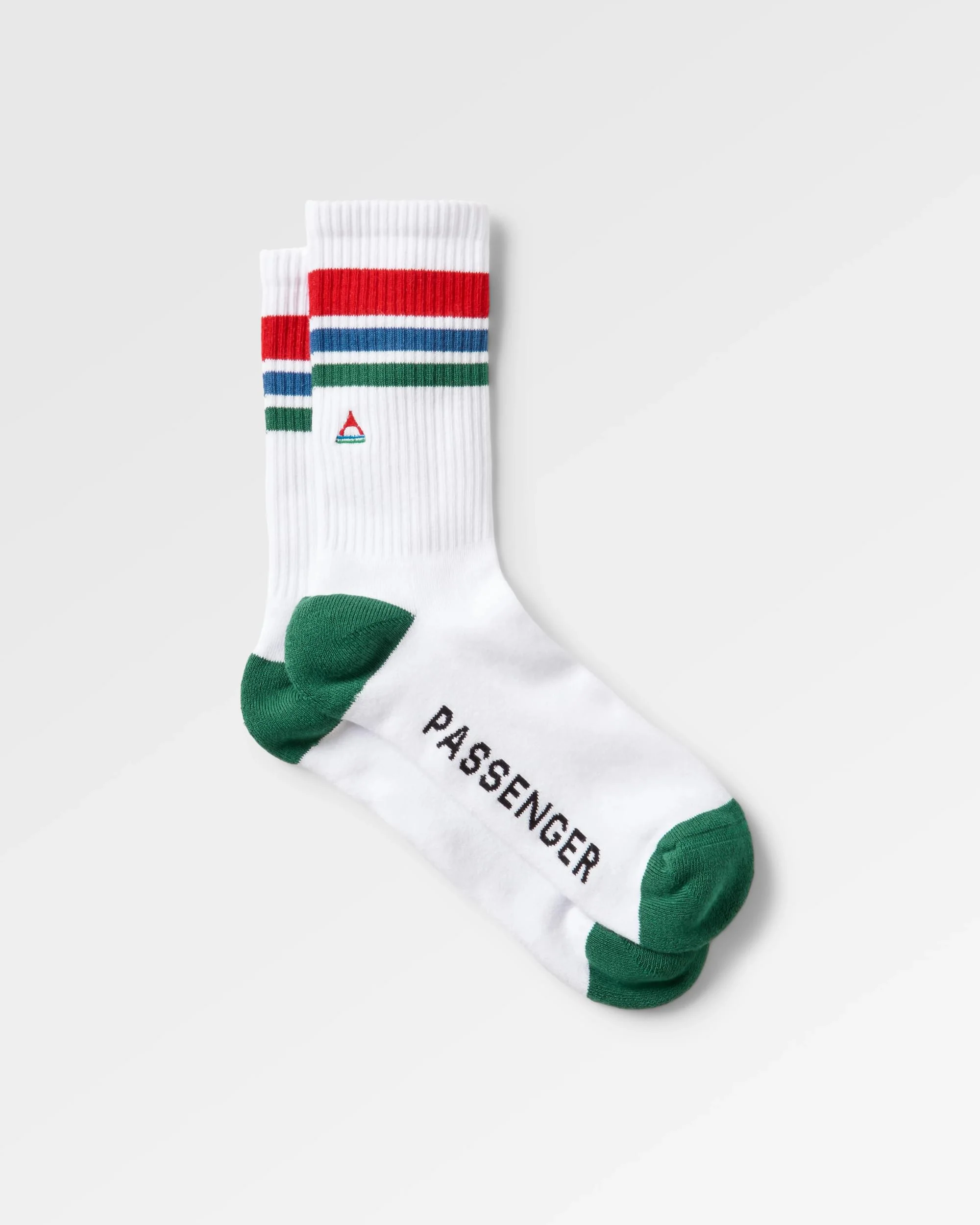 Classic Midweight Crew Socks - White