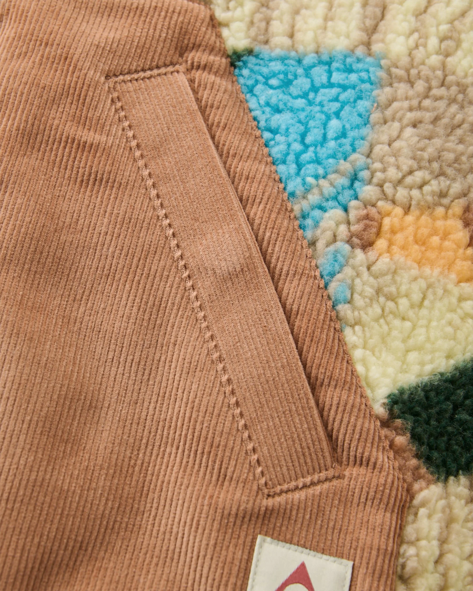 Clover Sherpa Fleece - Sun Patch Simply Taupe - Image 3