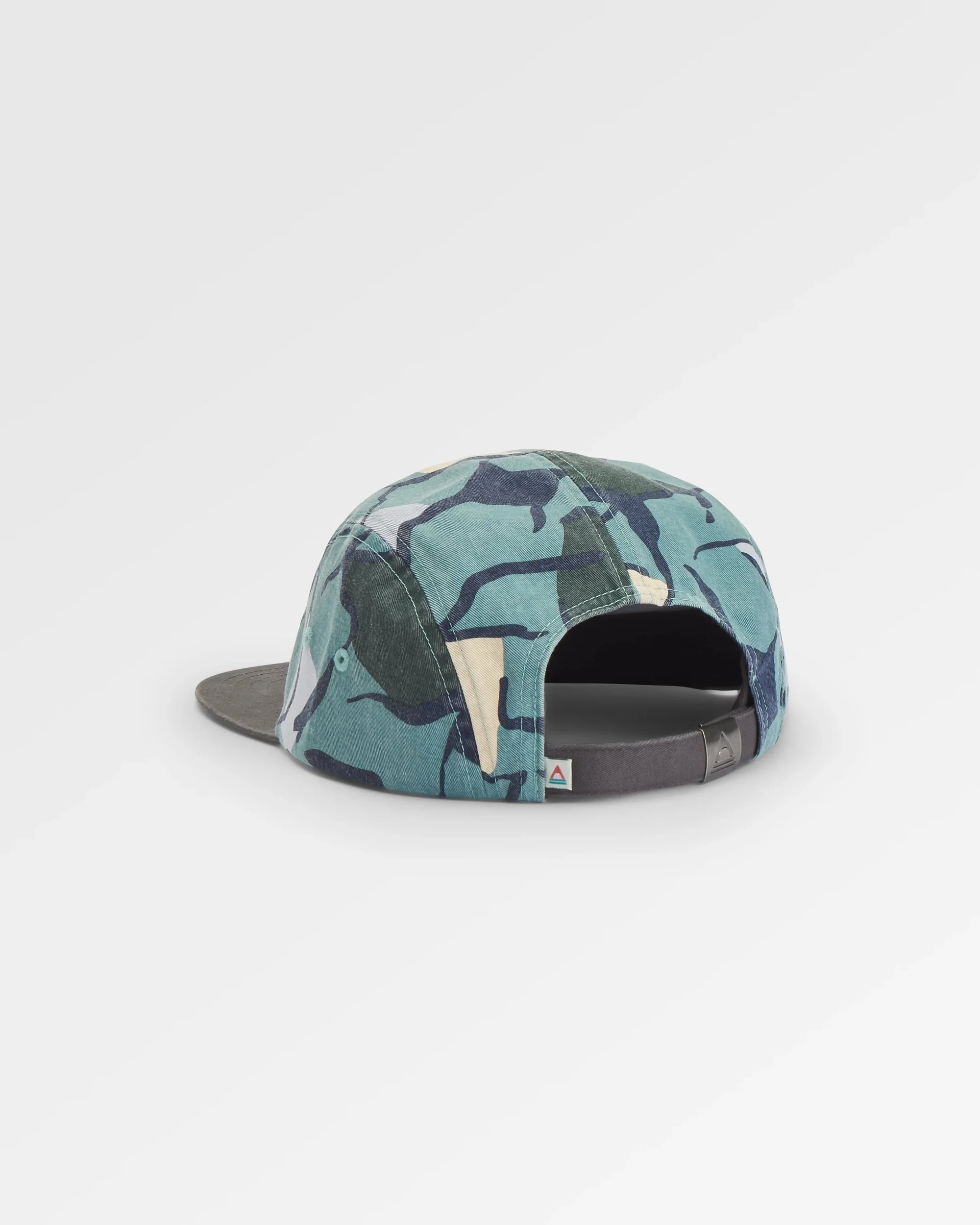 Coast Organic Cotton 5 Panel Cap - Abstract Trails Arctic - Image 5