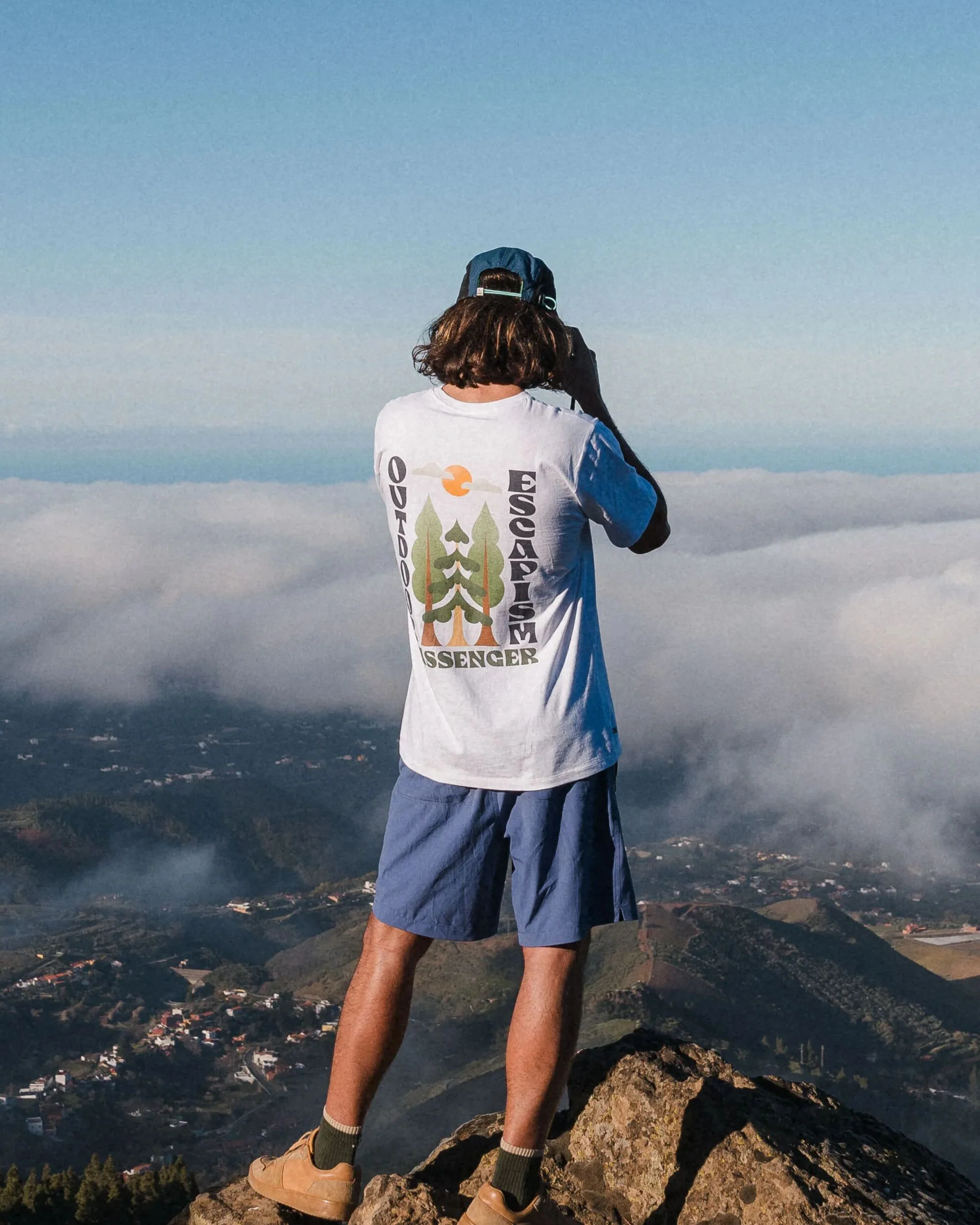 Tall Pines Men's T-Shirt - White