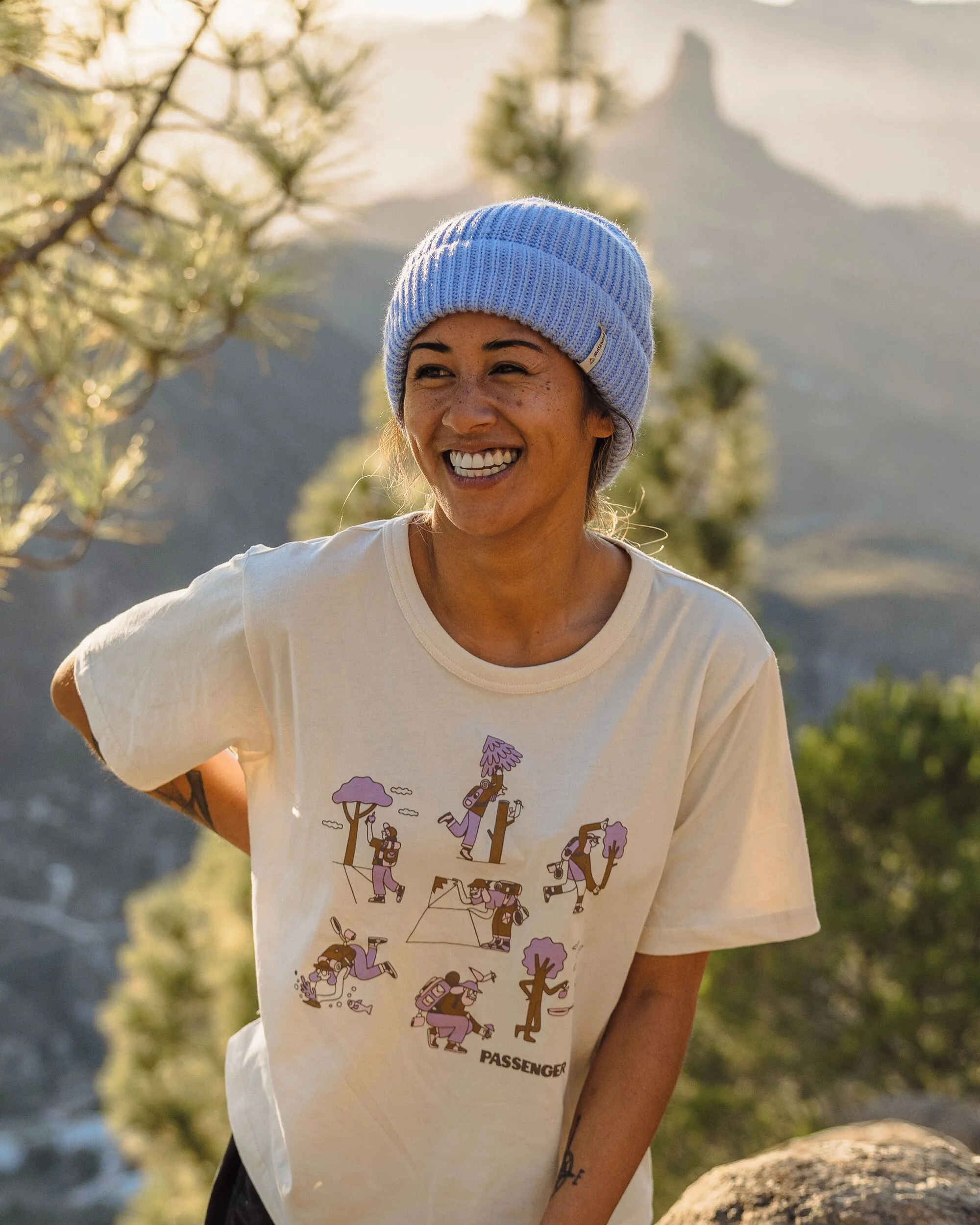 Compass Beanie - Cornflower - Image 2