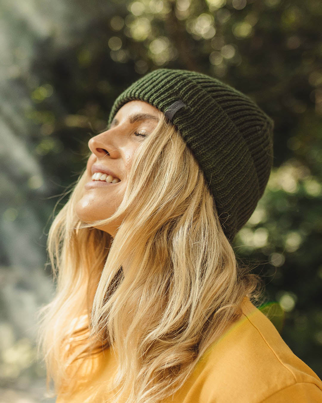 Compass Acrylic Beanie - Fir Tree