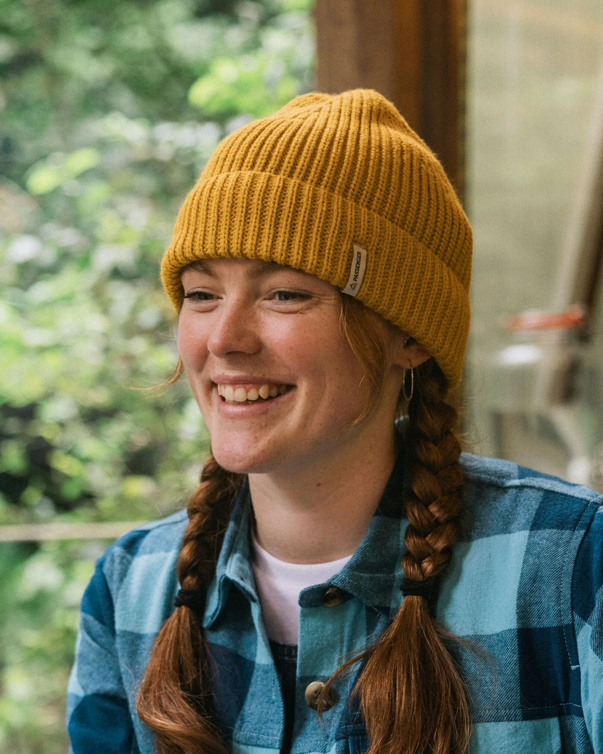 Compass Beanie - Mustard Yellow - Image 3