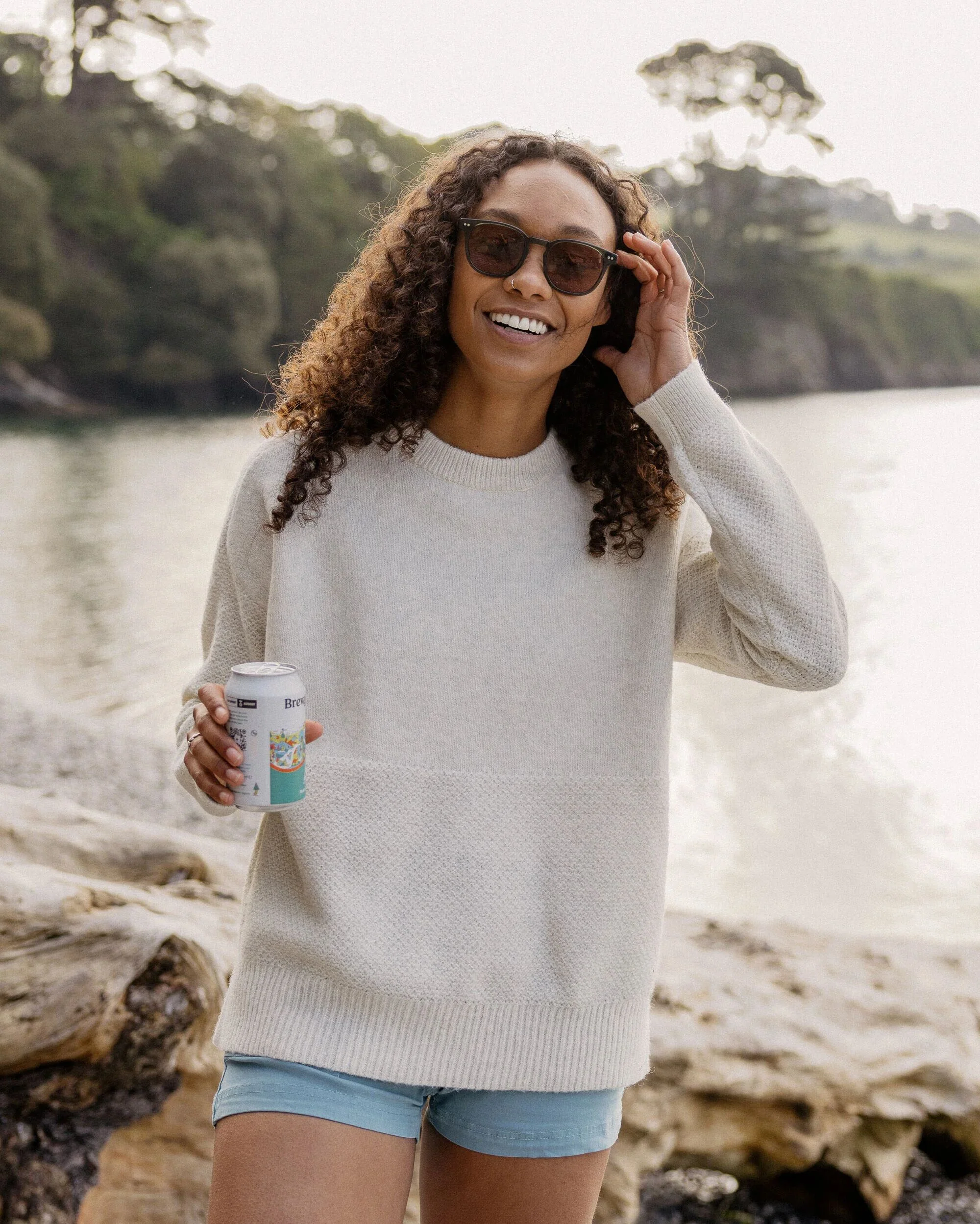 Cove Knitted Jumper - Off White - Image 4
