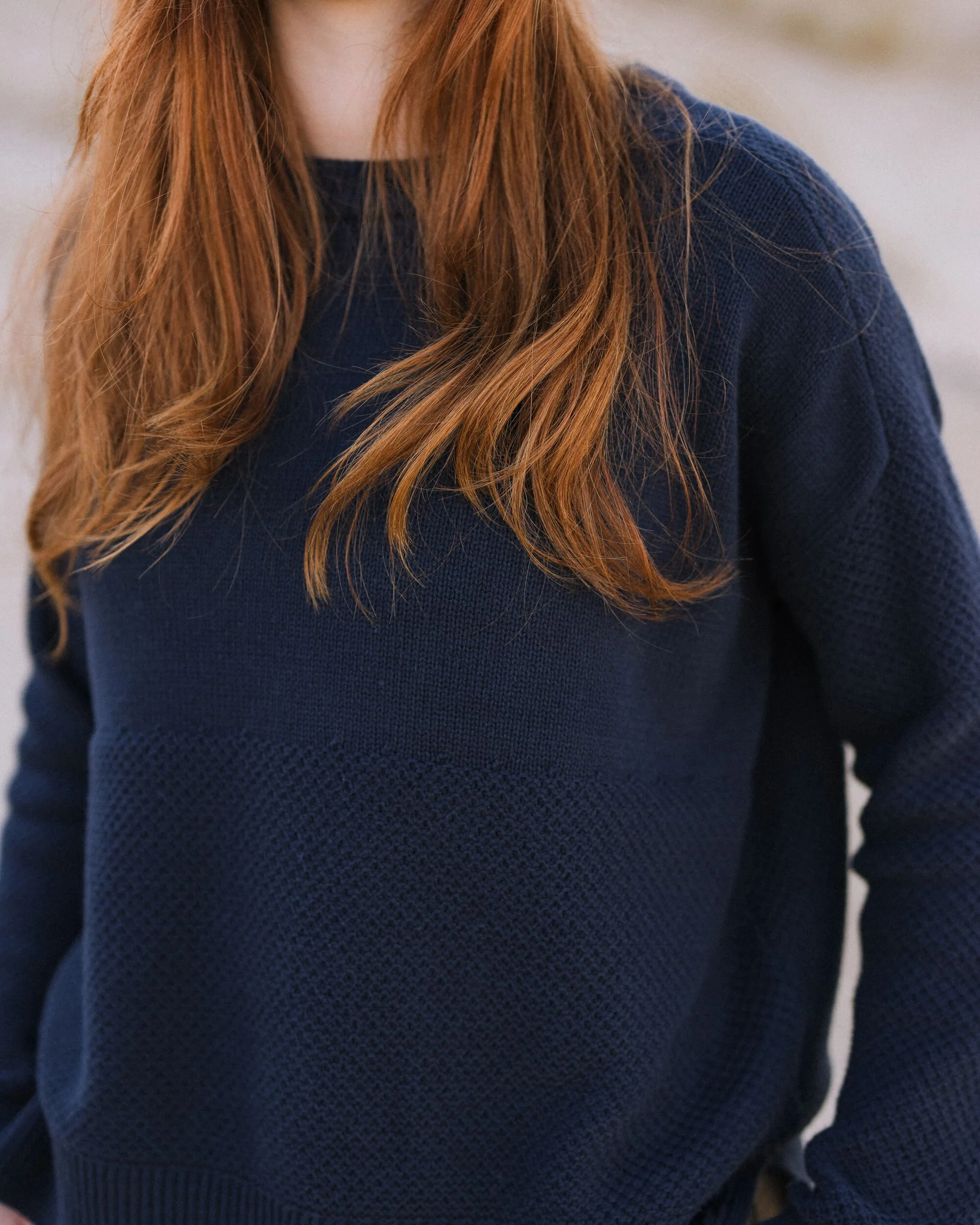 Cove Knitted Jumper - Rich Navy - Image 4