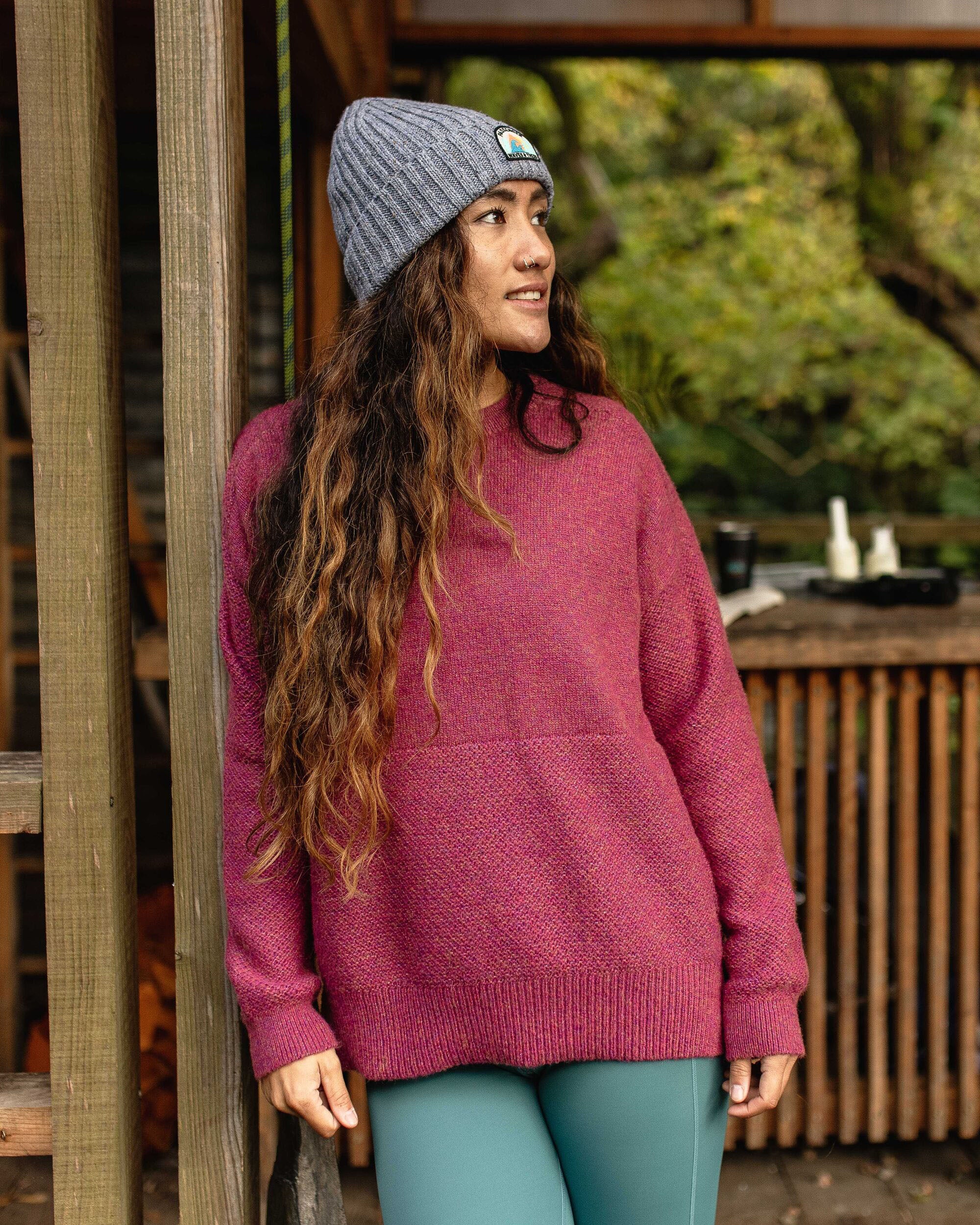 Cove Knitted Jumper - Rhubarb