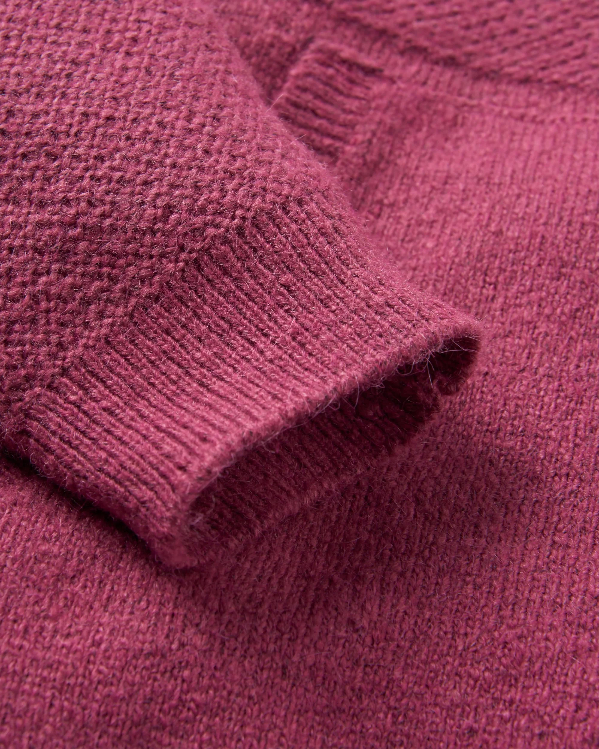 Cove Knitted Hoodie - Rhubarb - Image 9