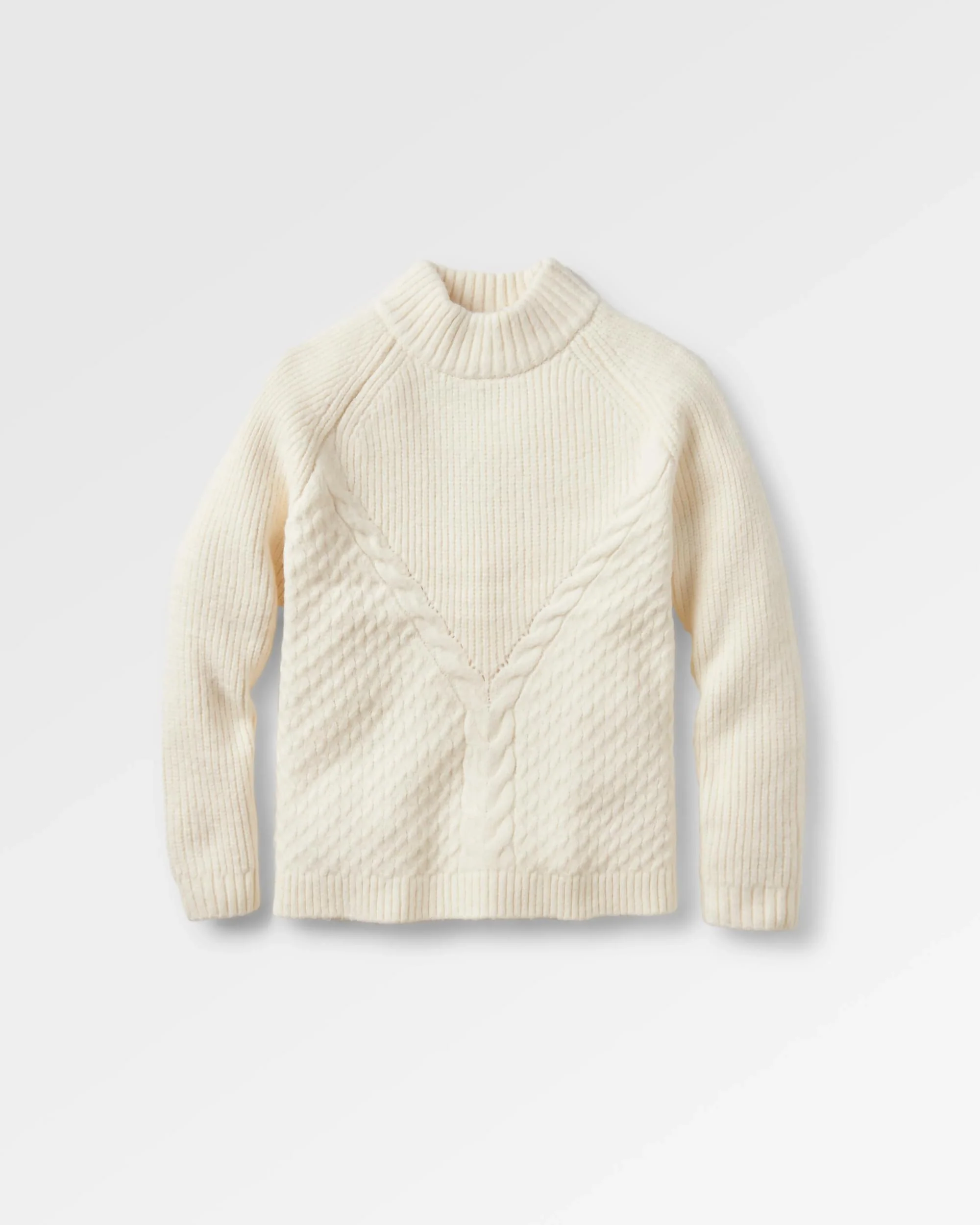 Cozy Cable Knitted Jumper - Off White