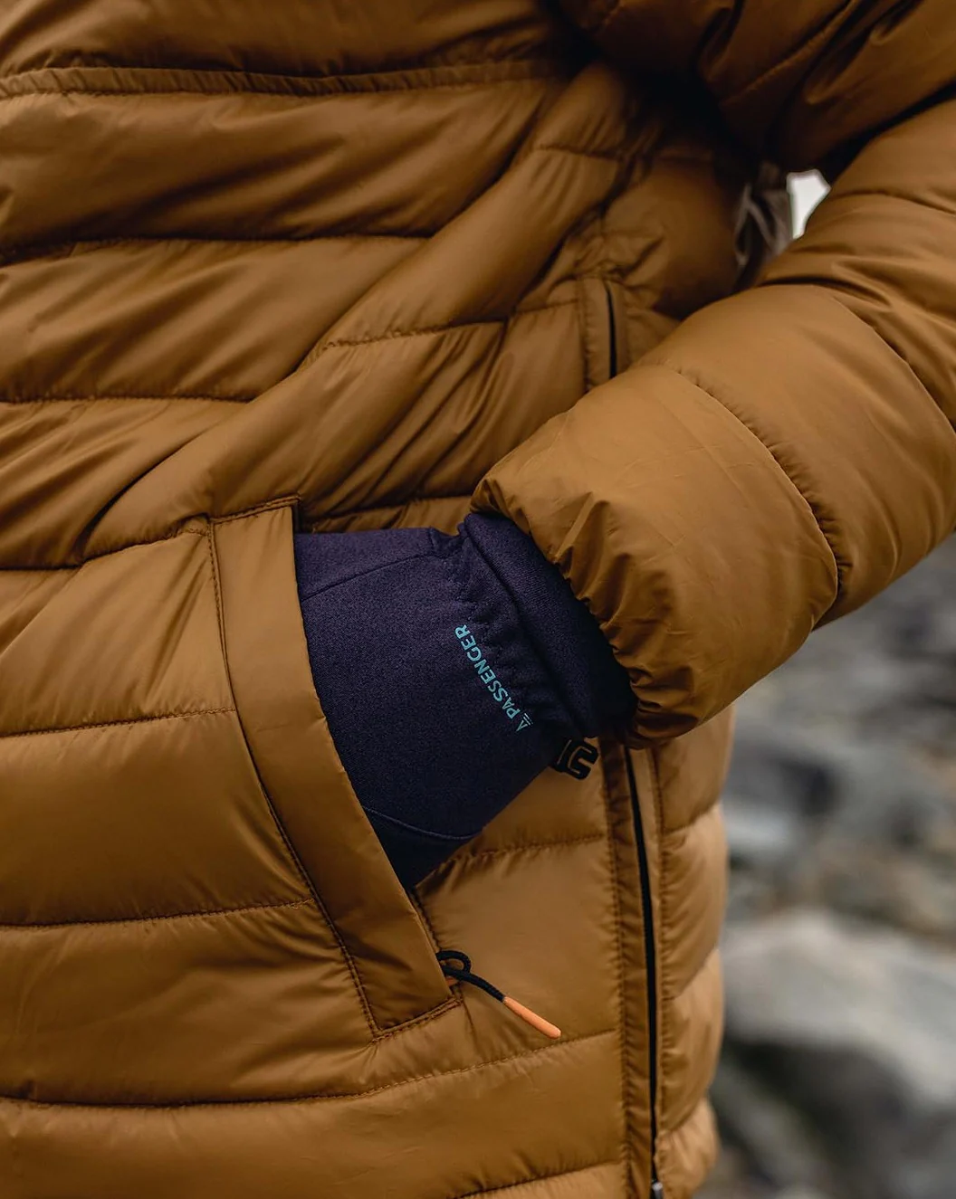 Crest Insulated Jacket - Golden Brown - Image 9