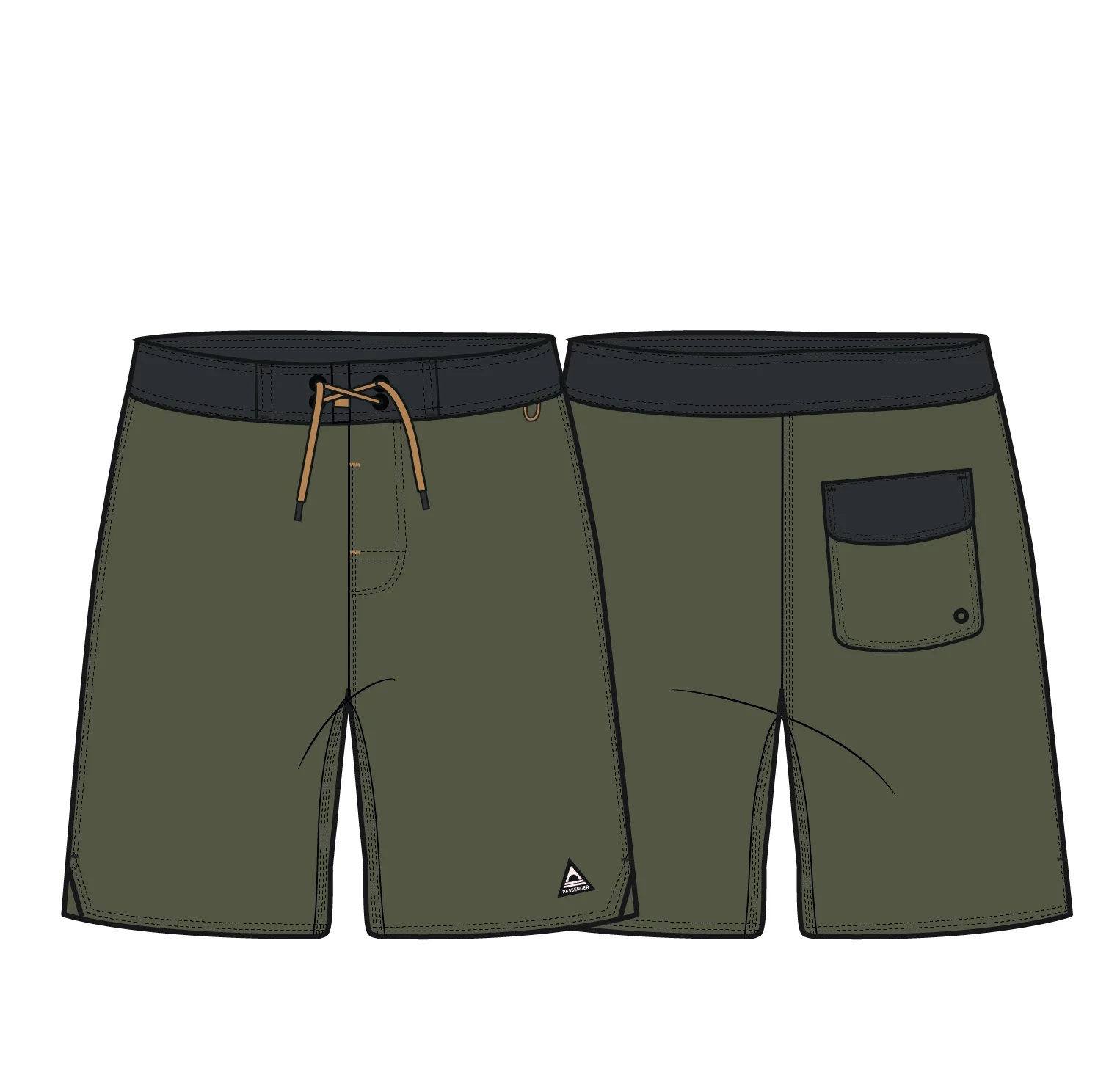 Cruiser NetPlus® 19" Boardshort - Khaki - Image 13