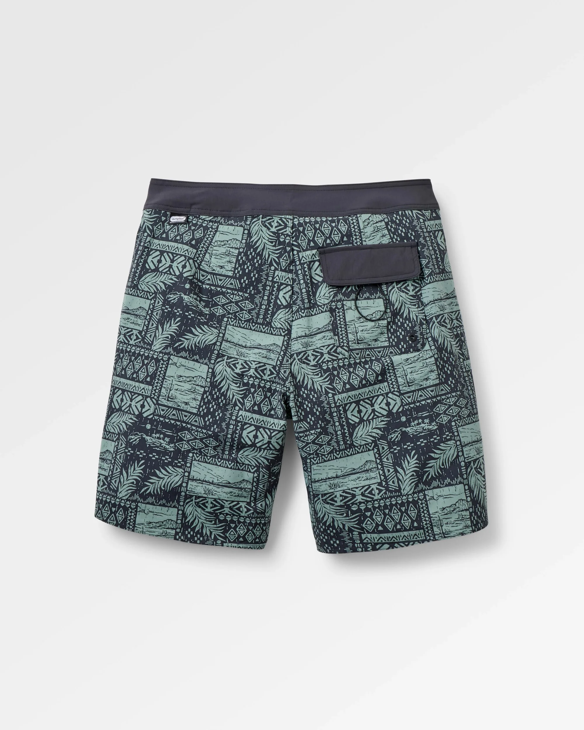 Cruiser NetPlus® 19" Boardshort - Patchwork Faded Black - Image 5