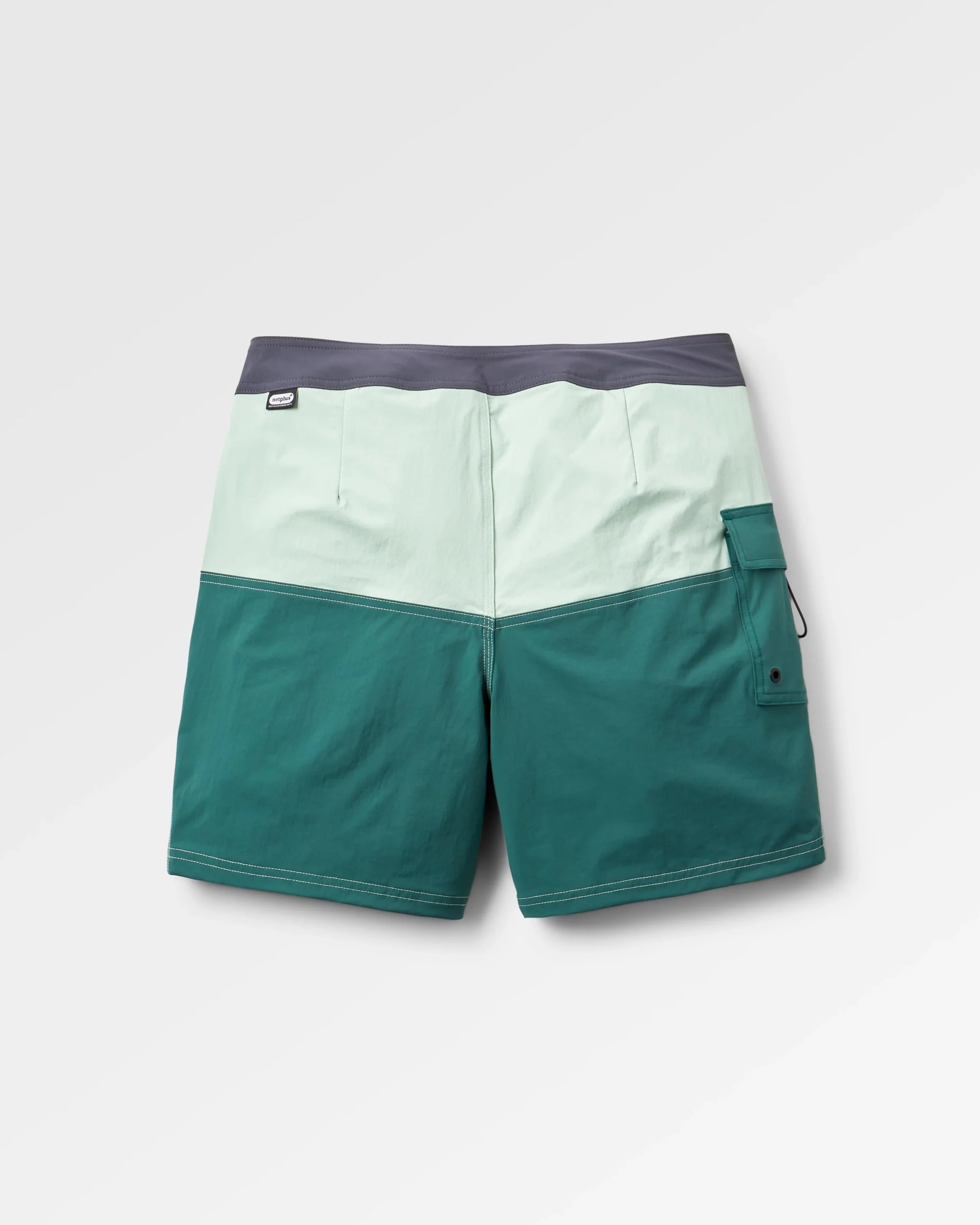 Cutback NetPlus® 17" Boardshort - Spearmint/Deep Ocean - Image 6