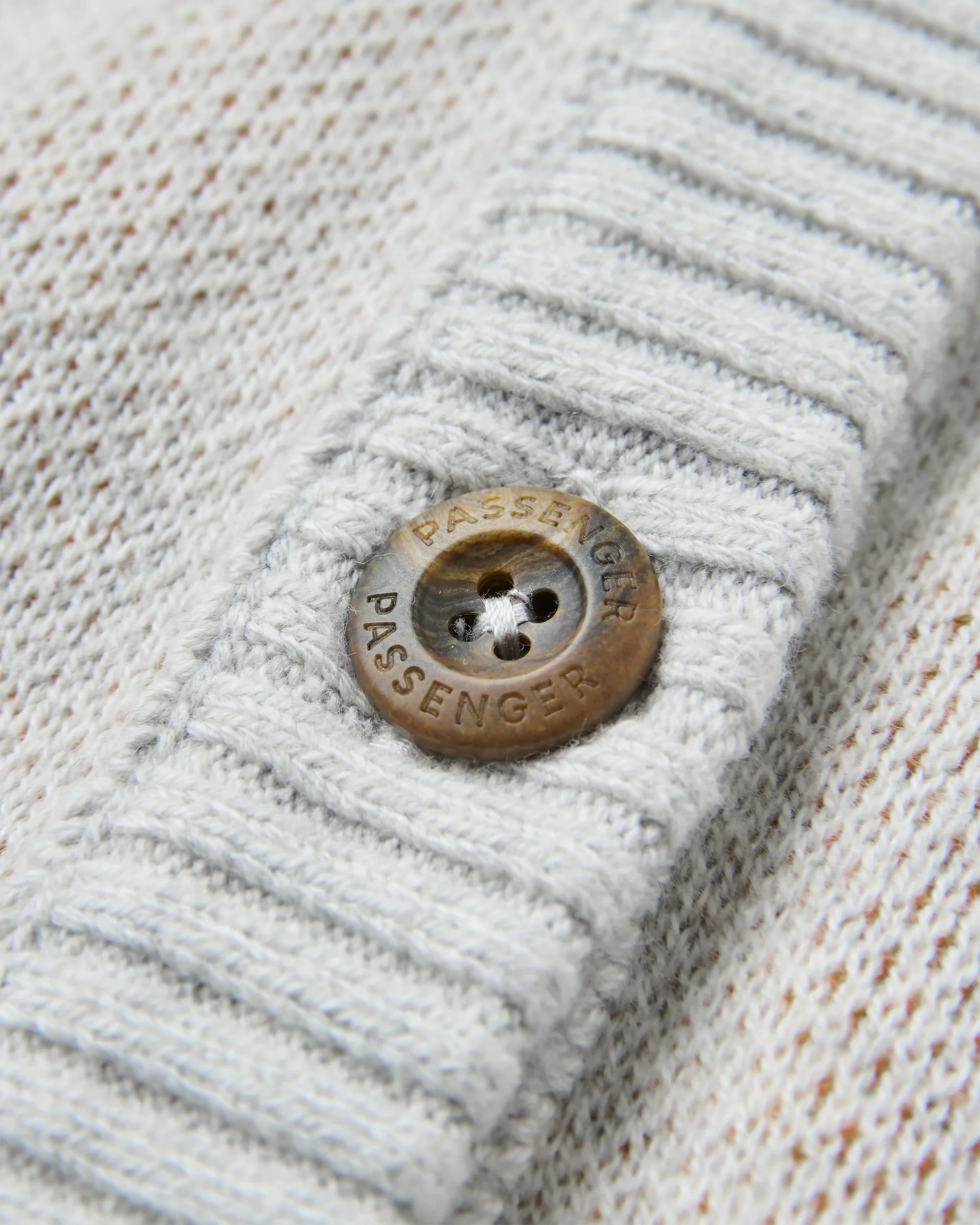 Dawner Knitted Cardigan - Light Grey Marl - Image 5
