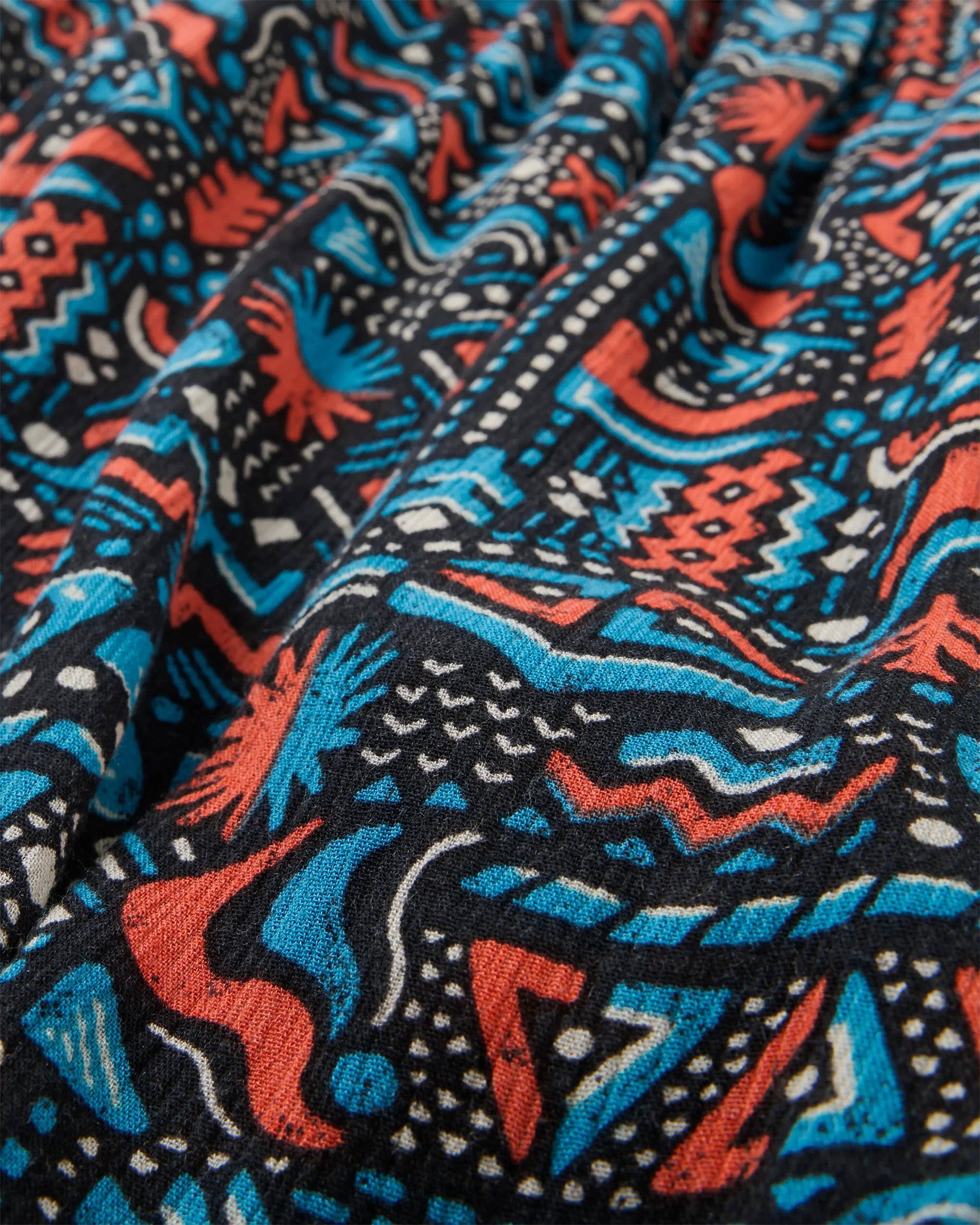 Daylily Loose Trouser - Elemental Geo Black - Image 8