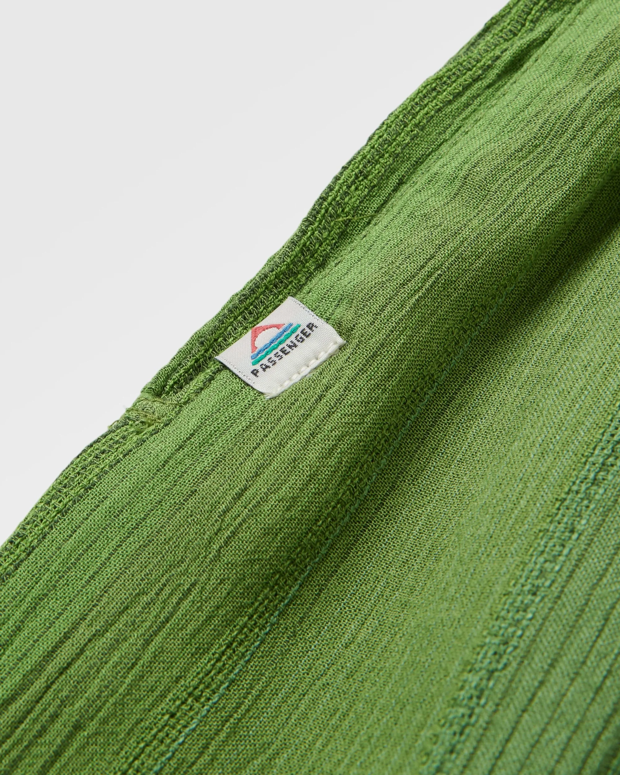Daylily Loose Trouser - Stem Green Stripe - Image 8