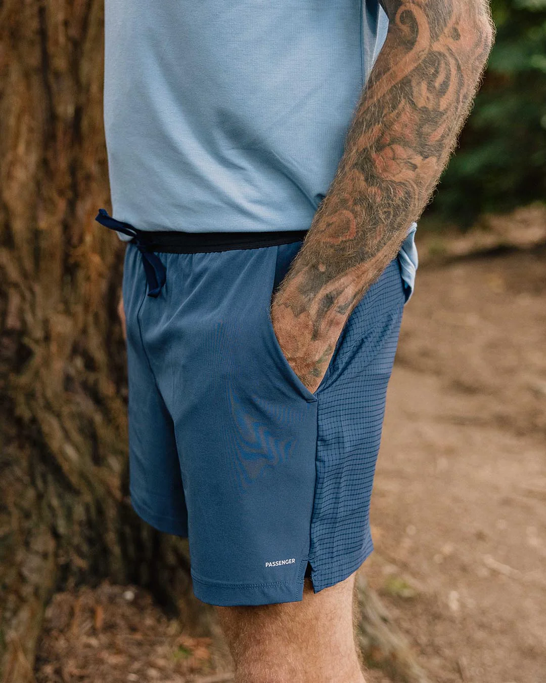 Descent Trail Shorts - Dark Denim - Image 4