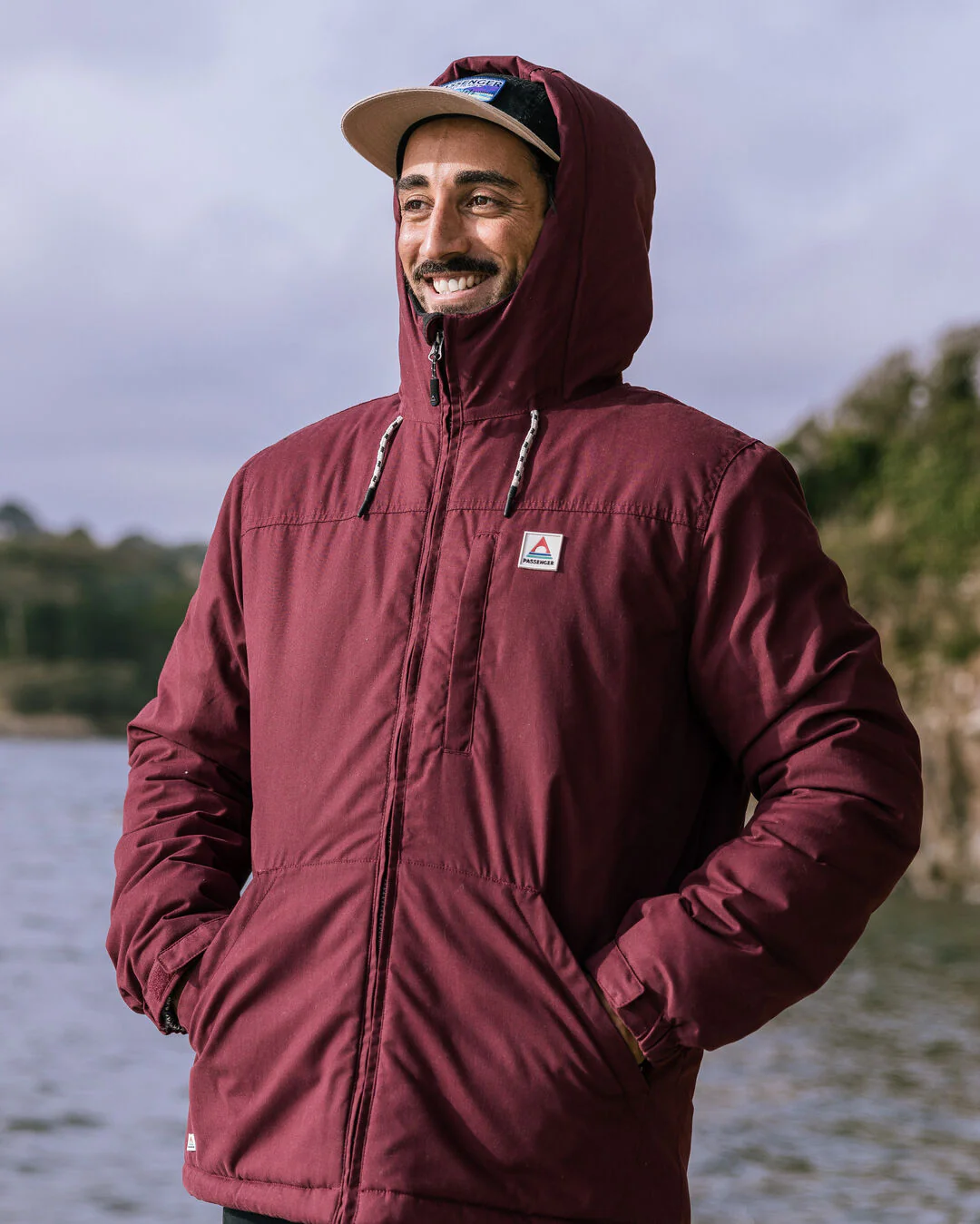 Discover Sherpa Lined Jacket - Wine - Image 4