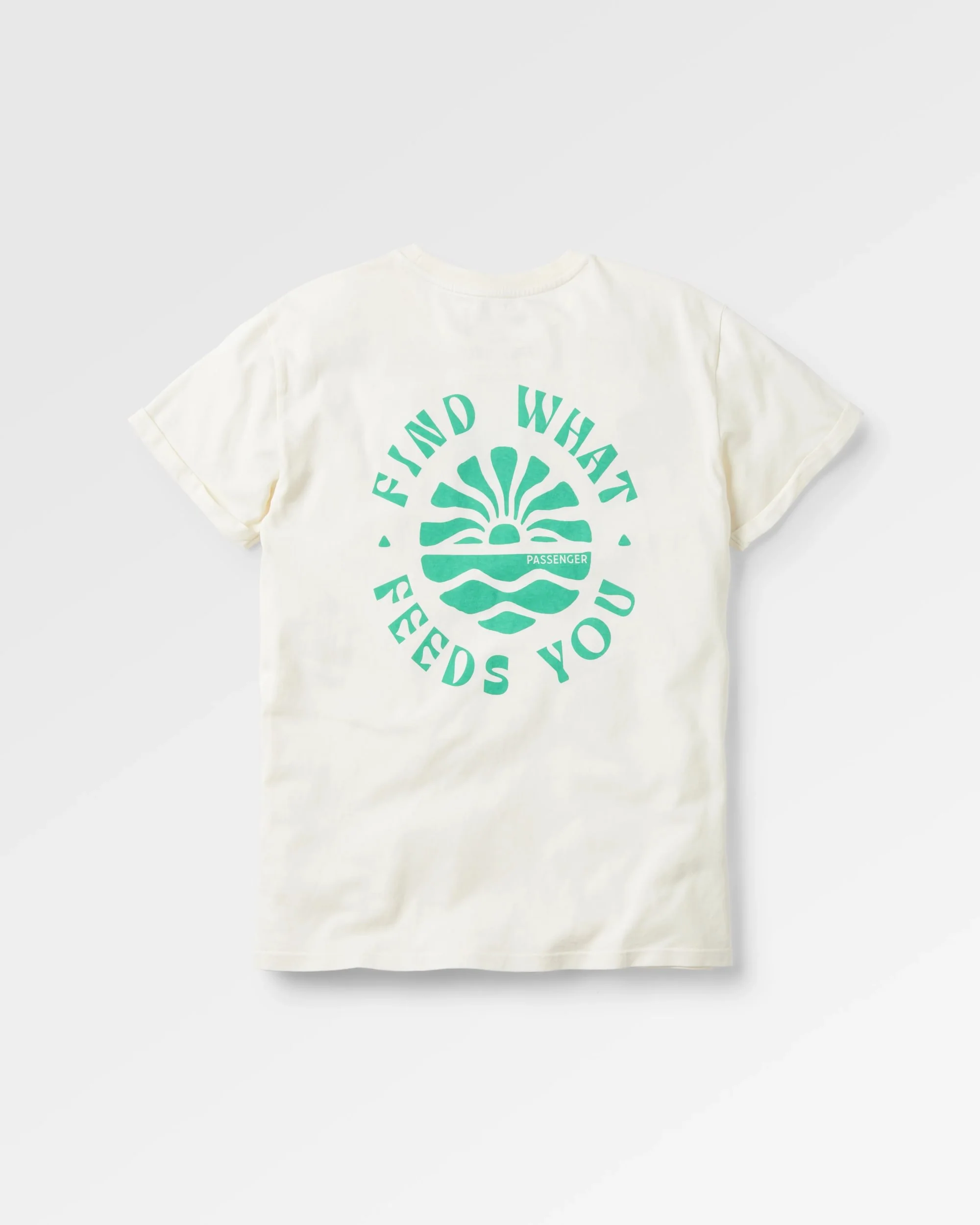 Discovery Rolled Sleeve T-Shirt - Marshmallow - Image 3