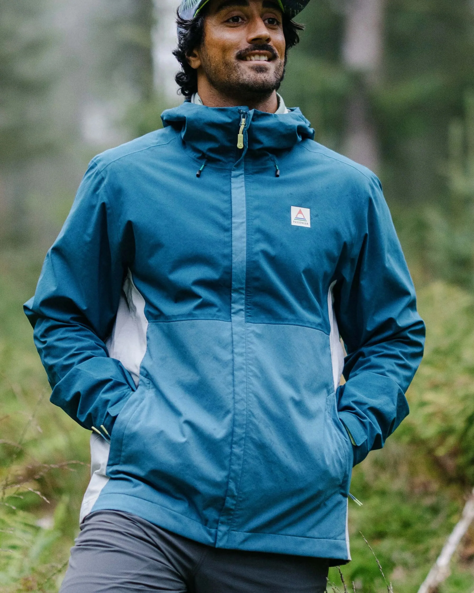Downpour Waterproof Jacket - Tidal Blue/Blue Steel