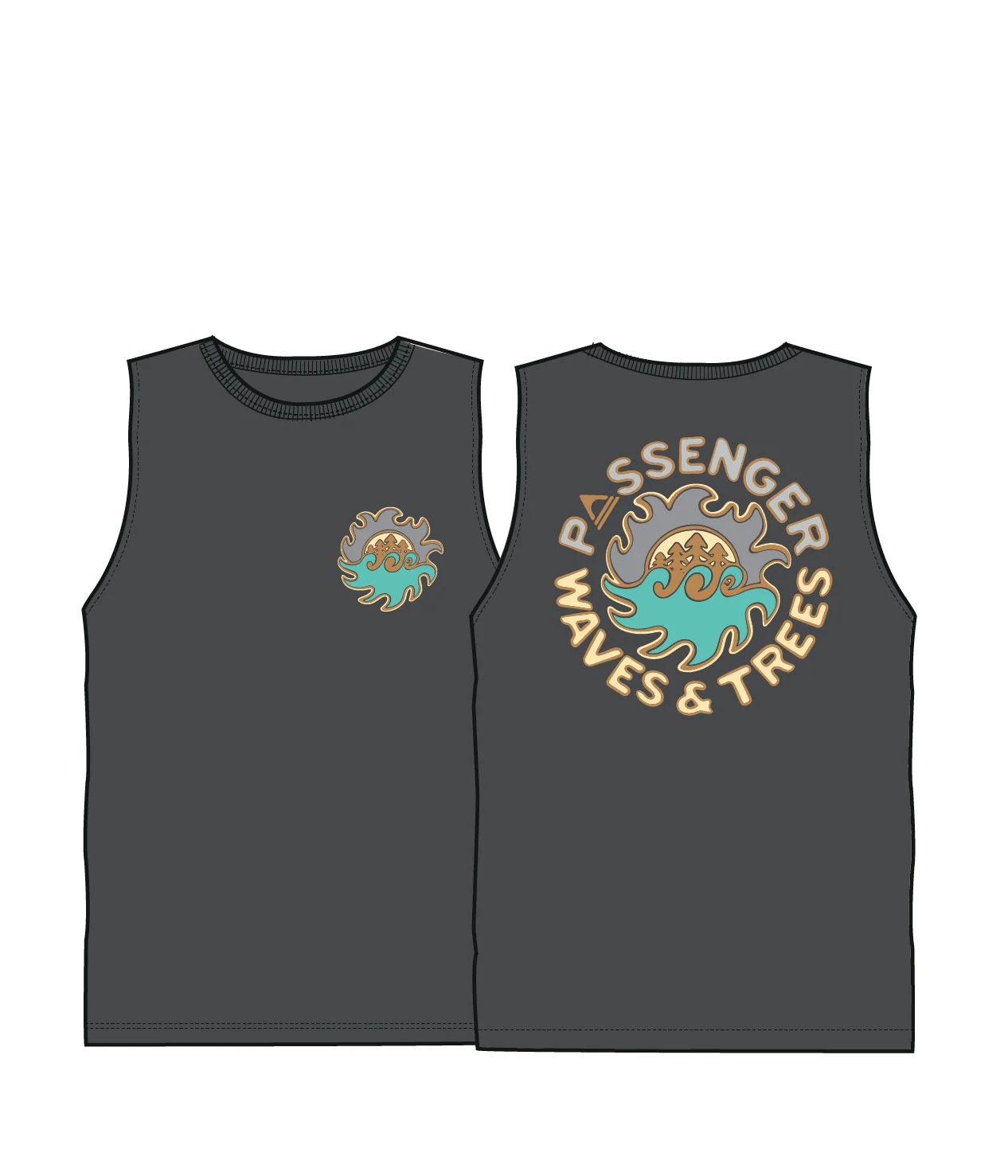 Dune Men's Vest - Black - Image 9