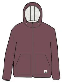 Earthy Sherpa Lined Insulated Jacket - Crushed Berry - Image 11