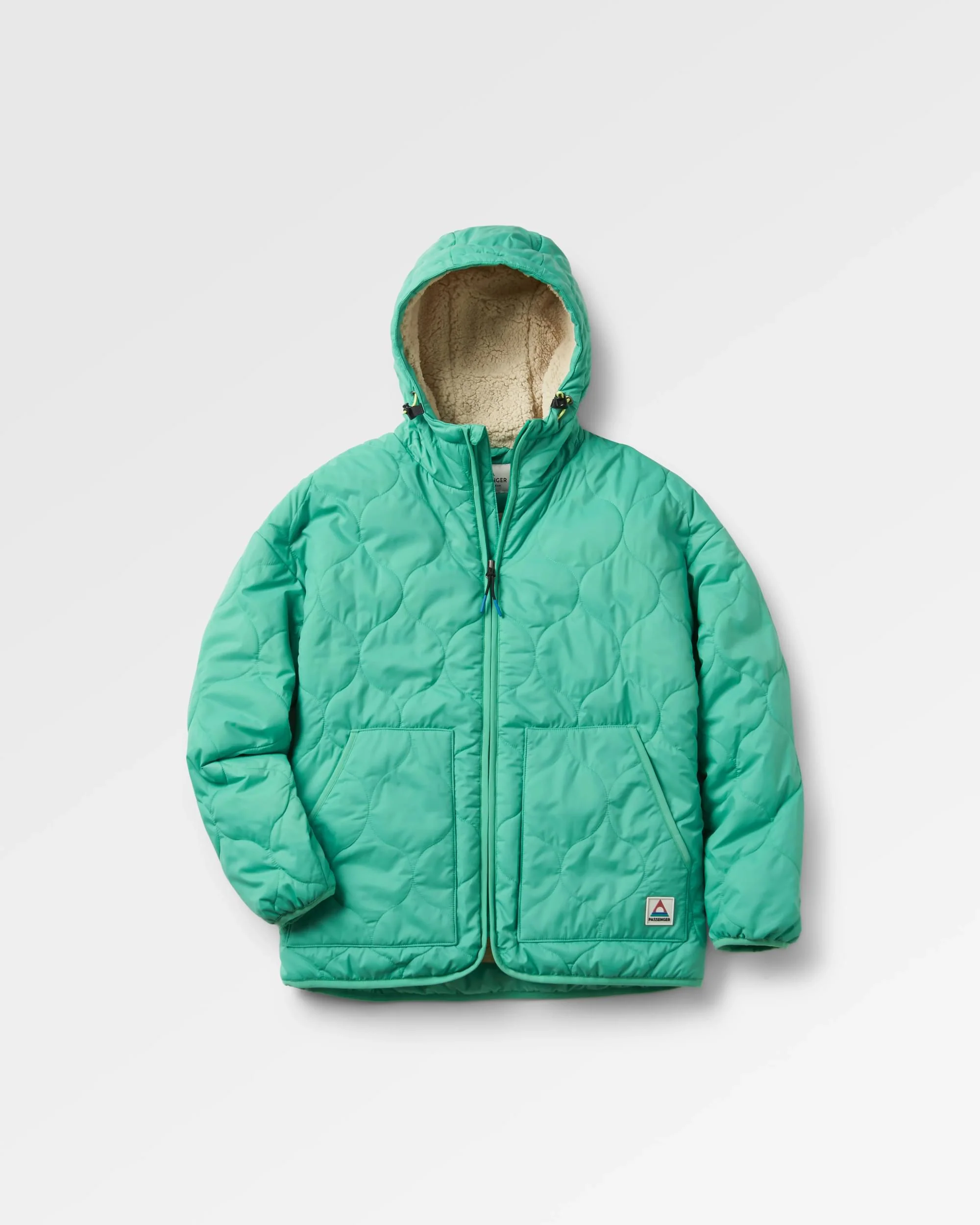 Earthy Sherpa Lined Insulated Jacket - Green Spruce