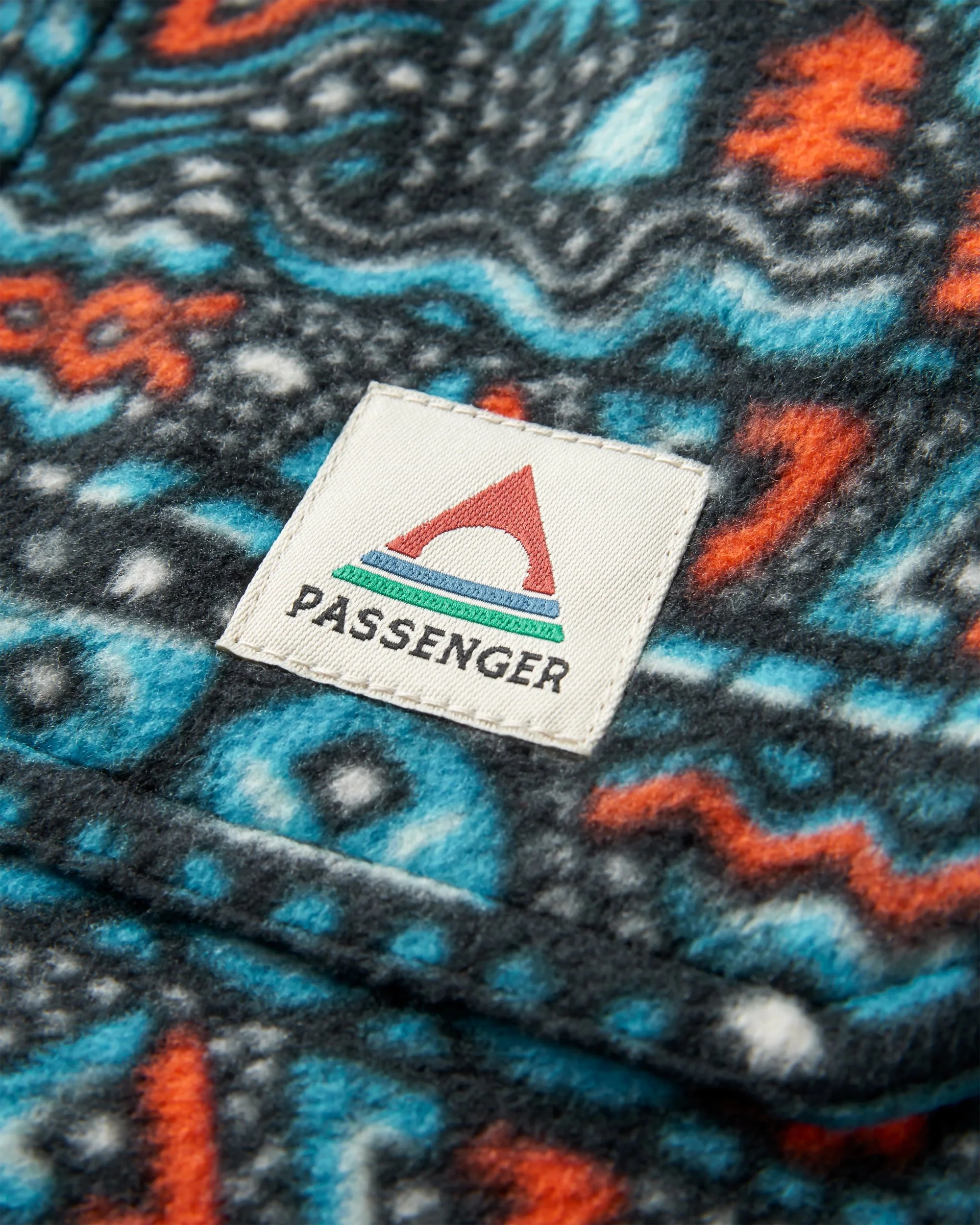 East Polar Fleece Shirt - Elemental Geo Black - Image 3