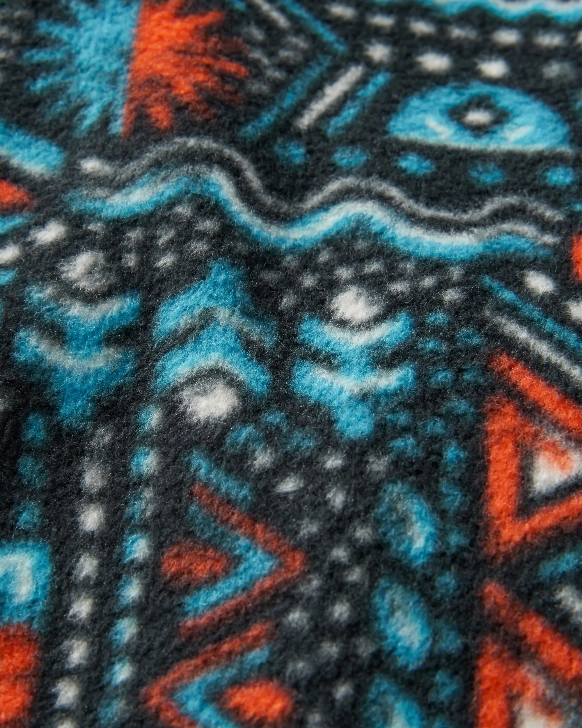 East Polar Fleece Shirt - Elemental Geo Black - Image 4
