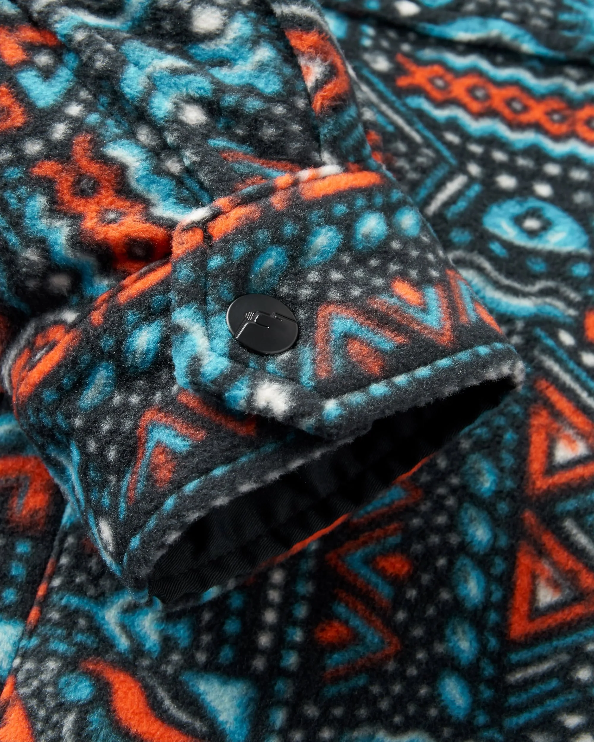 East Polar Fleece Shirt - Elemental Geo Black - Image 6