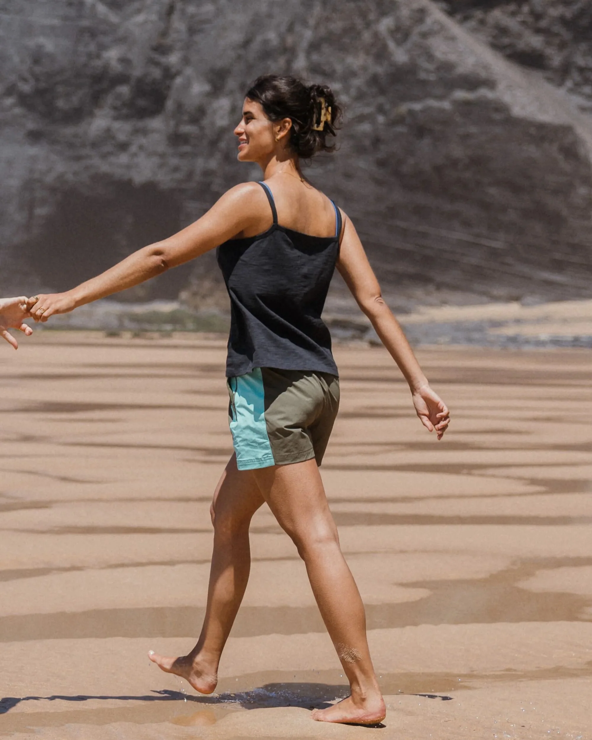 Easy Days Strappy Vest - Black - Image 3