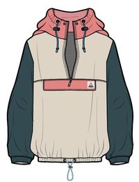 Eden Oversized Water Resistant Jacket - Feather - Image 13
