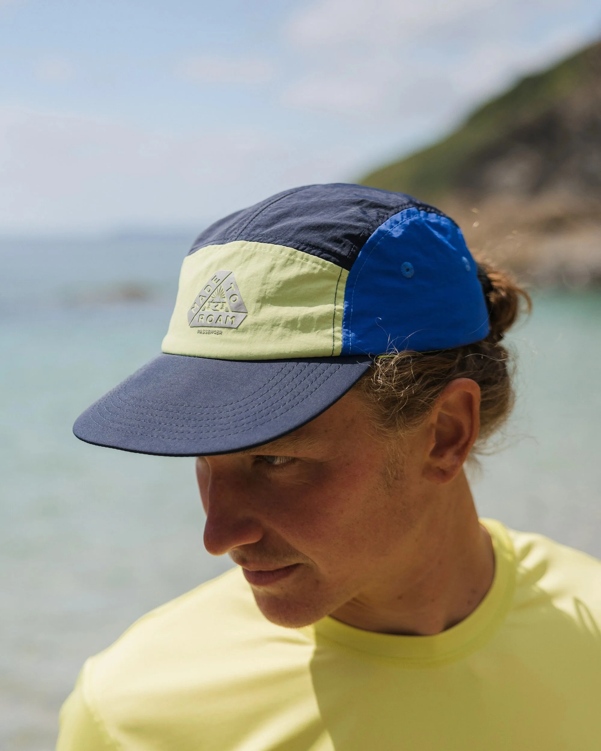 Emerge 5 Panel Trail Cap - Moonlight Blue - Image 2