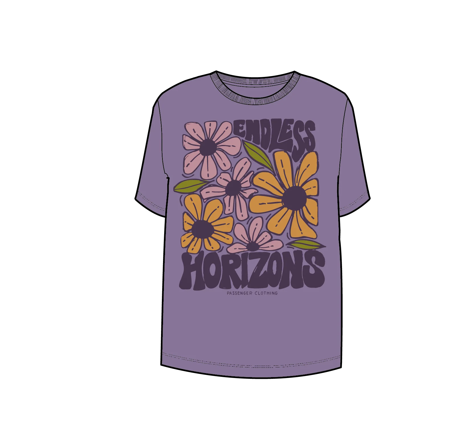 Endless Horizons T-Shirt - Purple Haze - Image 6