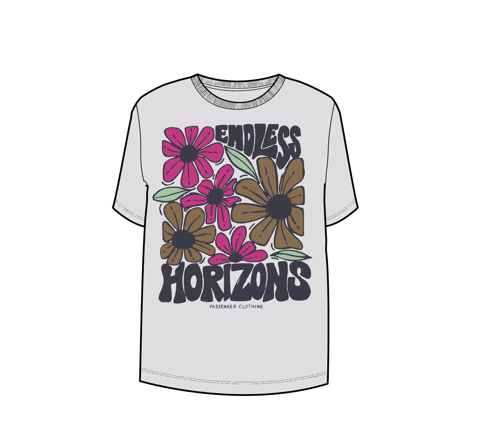 Endless Horizons T-Shirt - White Sand - Image 6